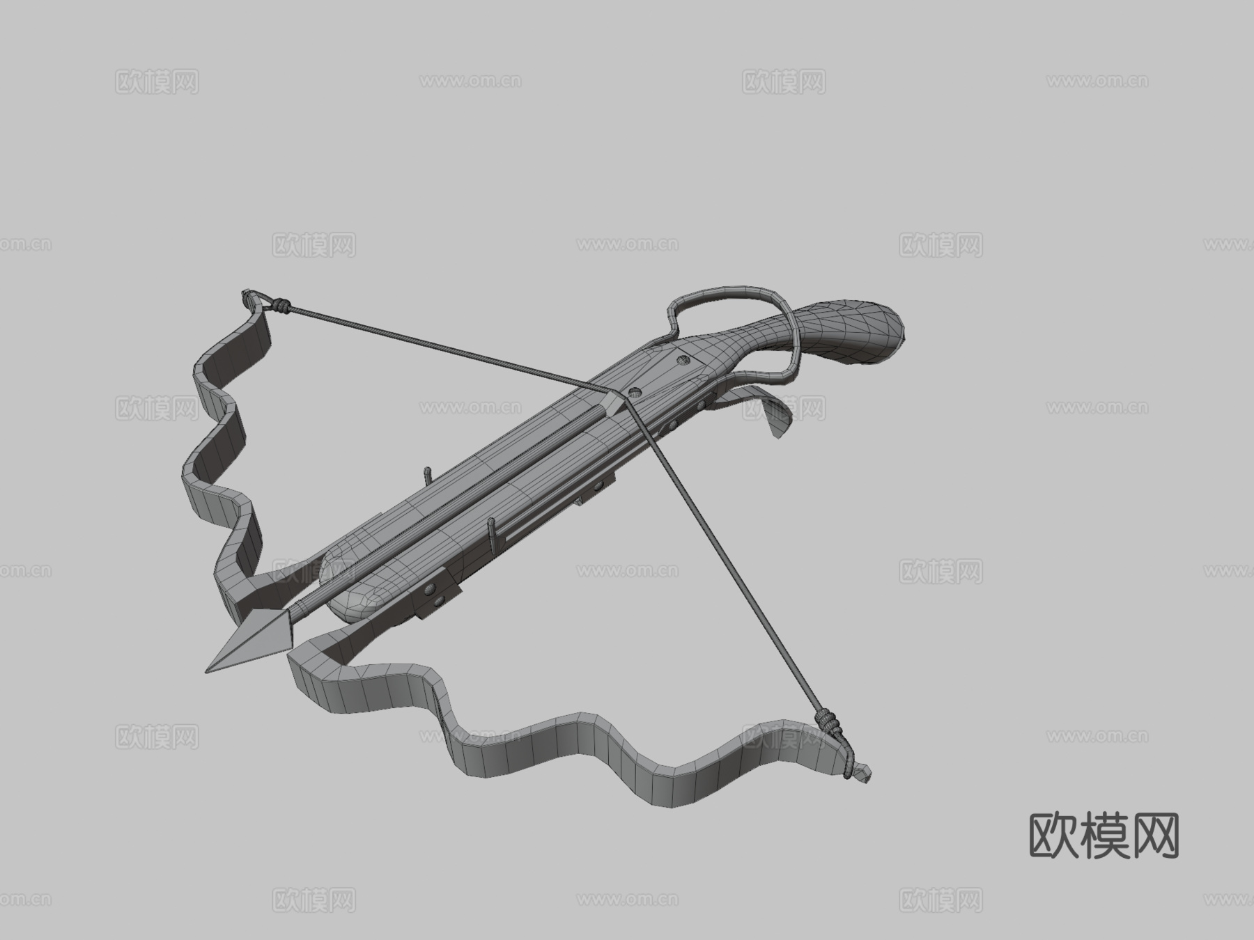 索尼娅的中型单手弩3d模型