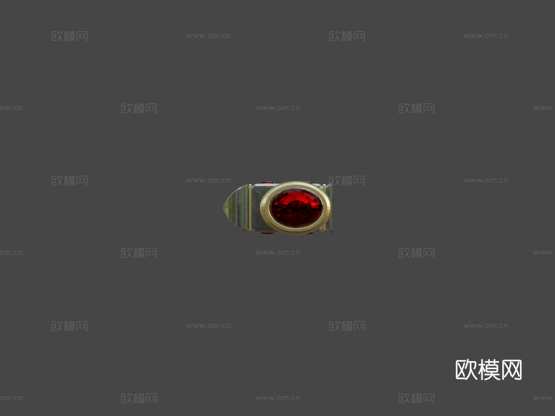矮人单手战锤3d模型