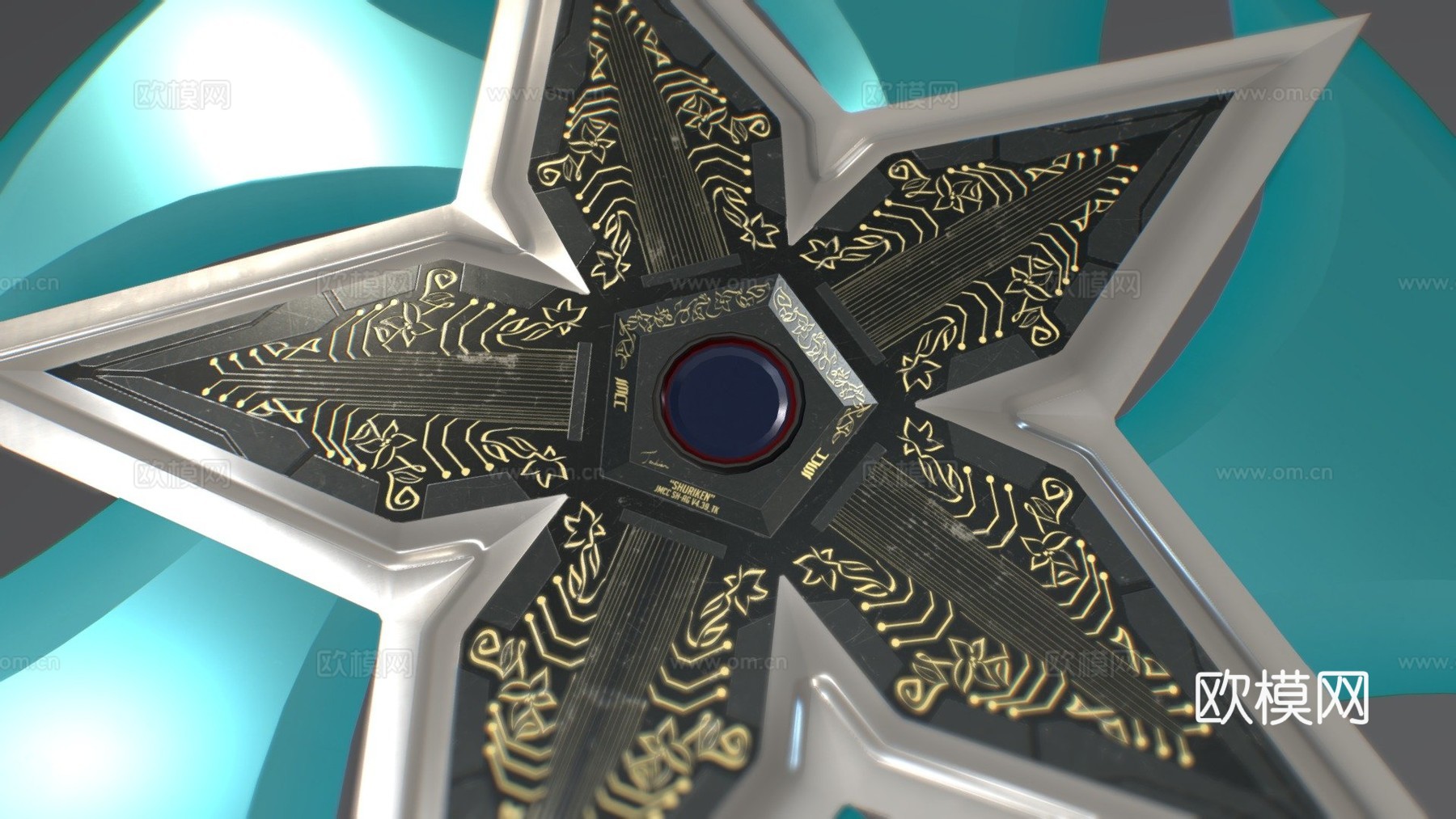手里剑3d模型