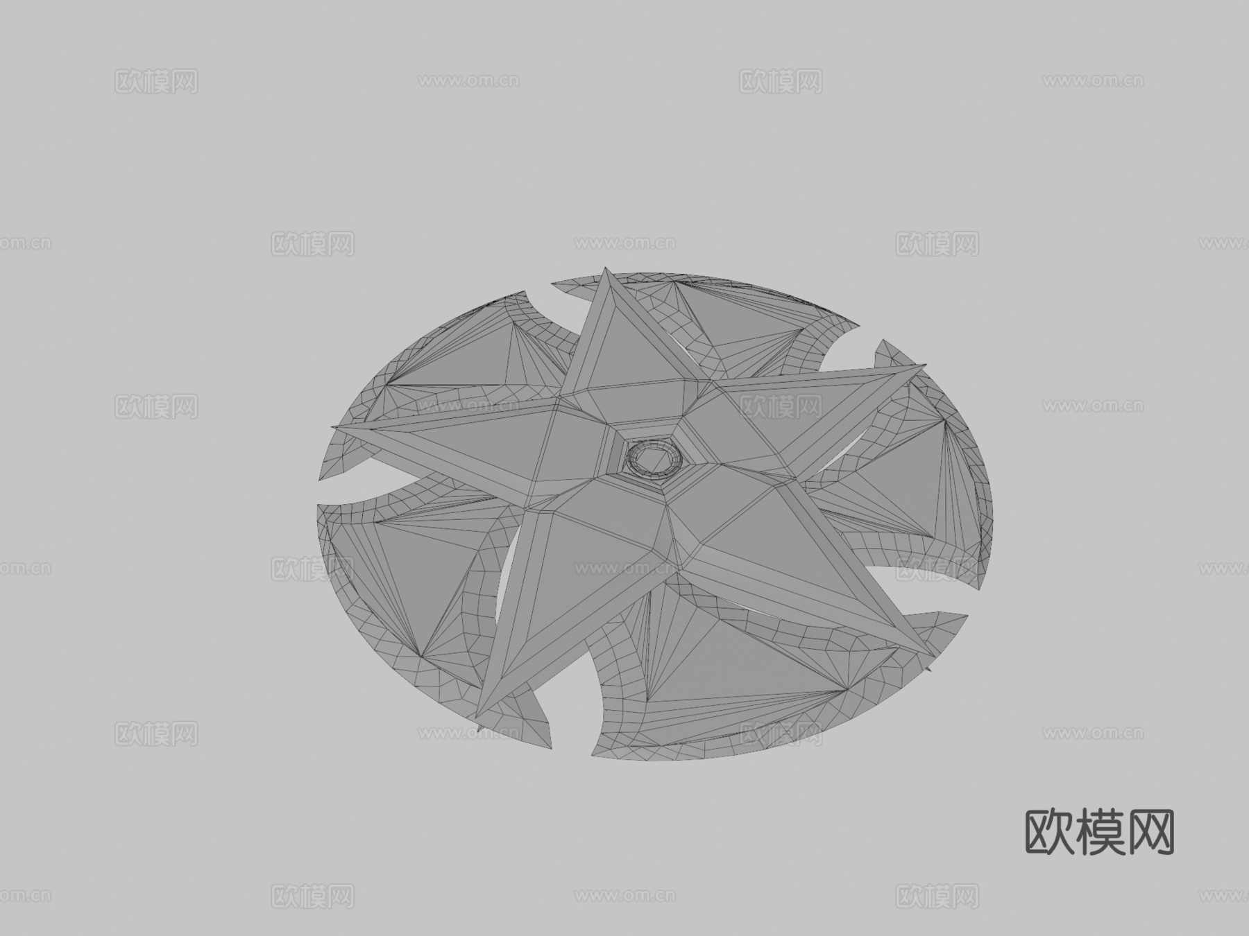 手里剑3d模型