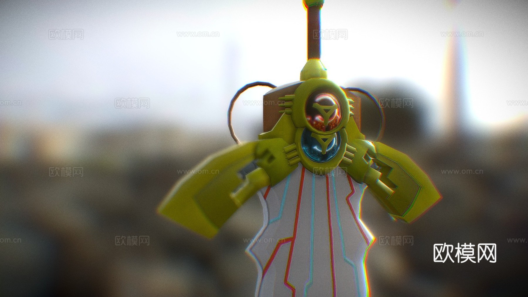 游戏王神器杜兰达尔3d模型