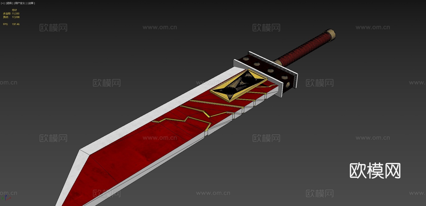 破坏者之剑3d模型