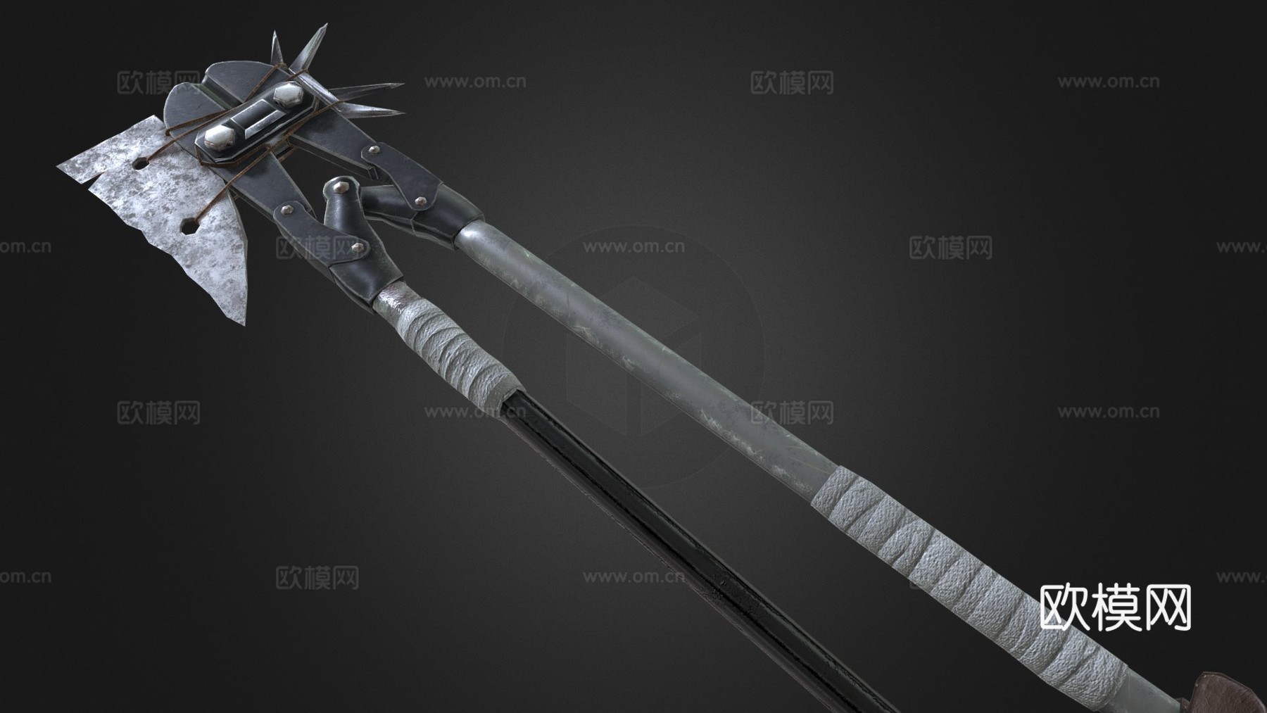 断线钳斧su模型