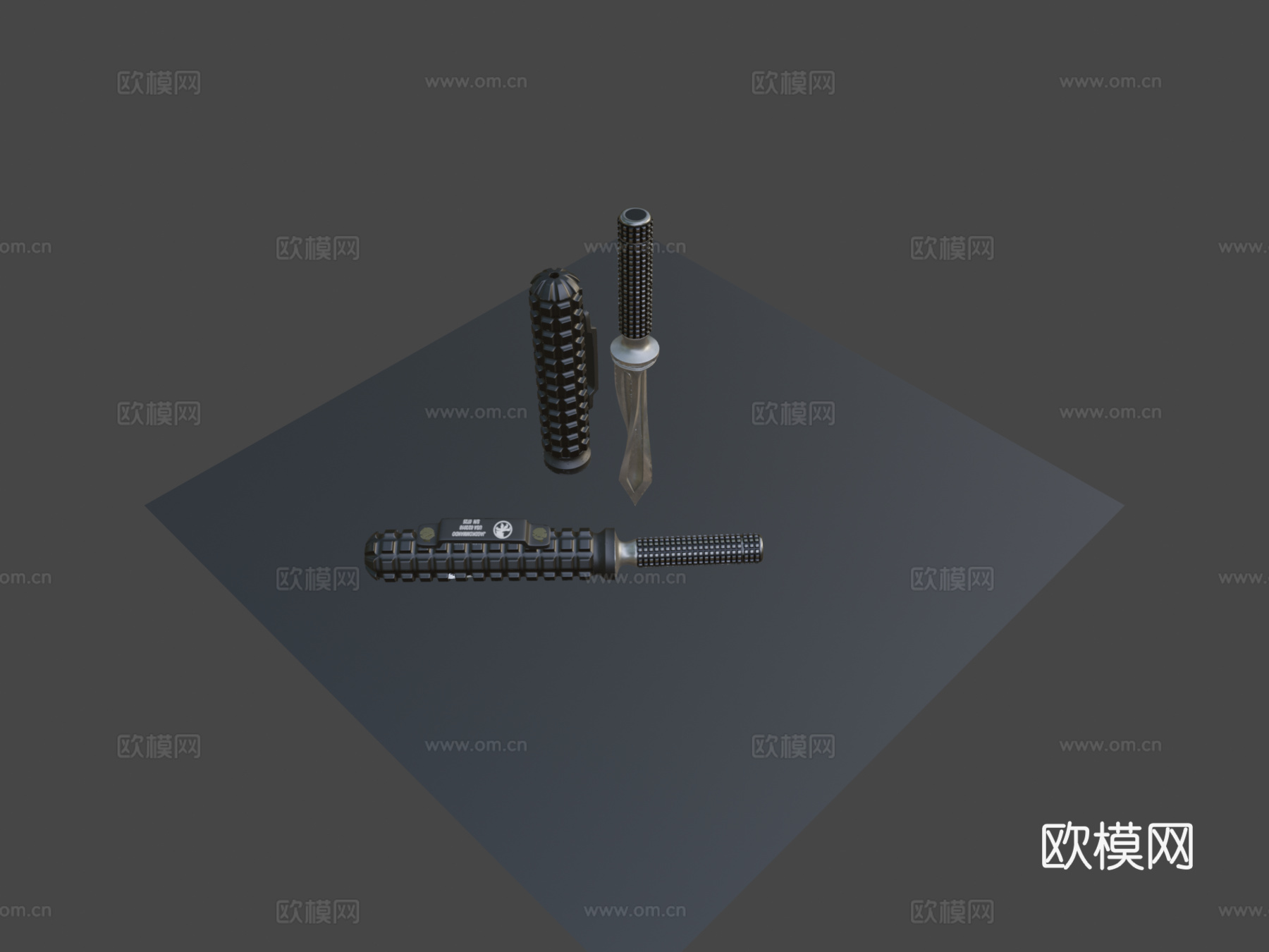 微技术猎杀三刃匕首su模型