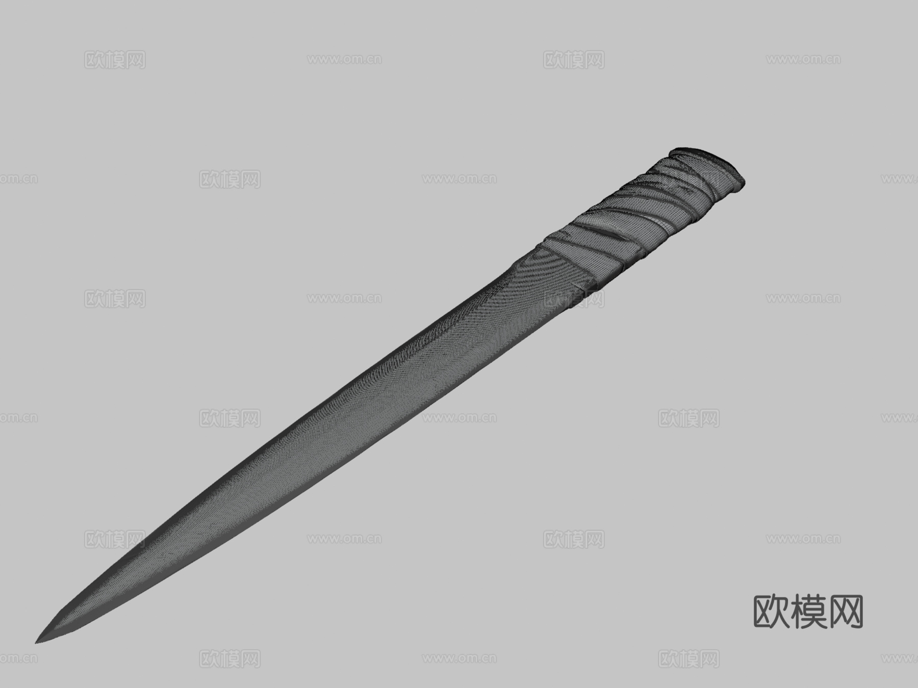 短剑-中世纪武器3d模型