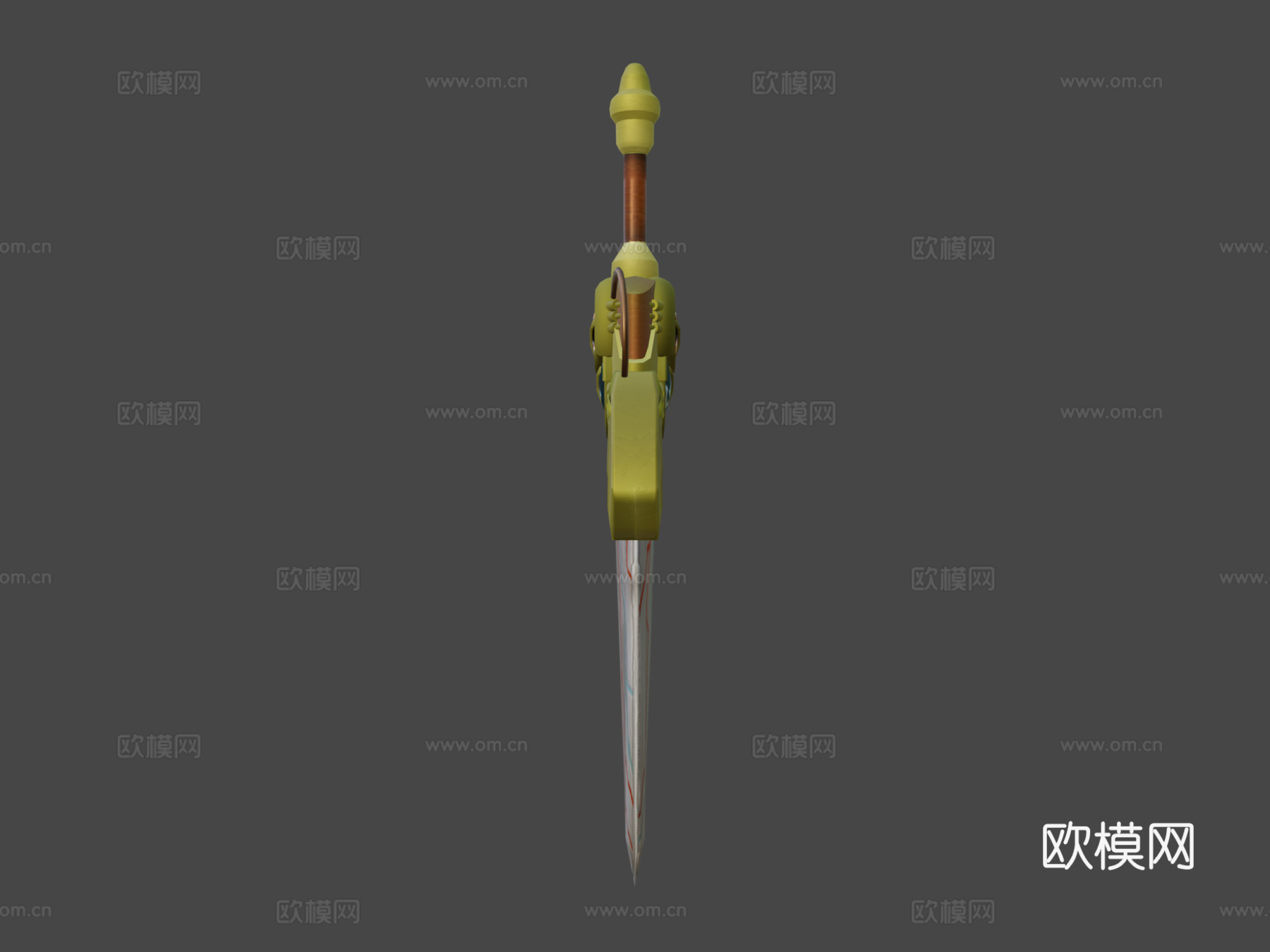 游戏王神器杜兰达尔3d模型