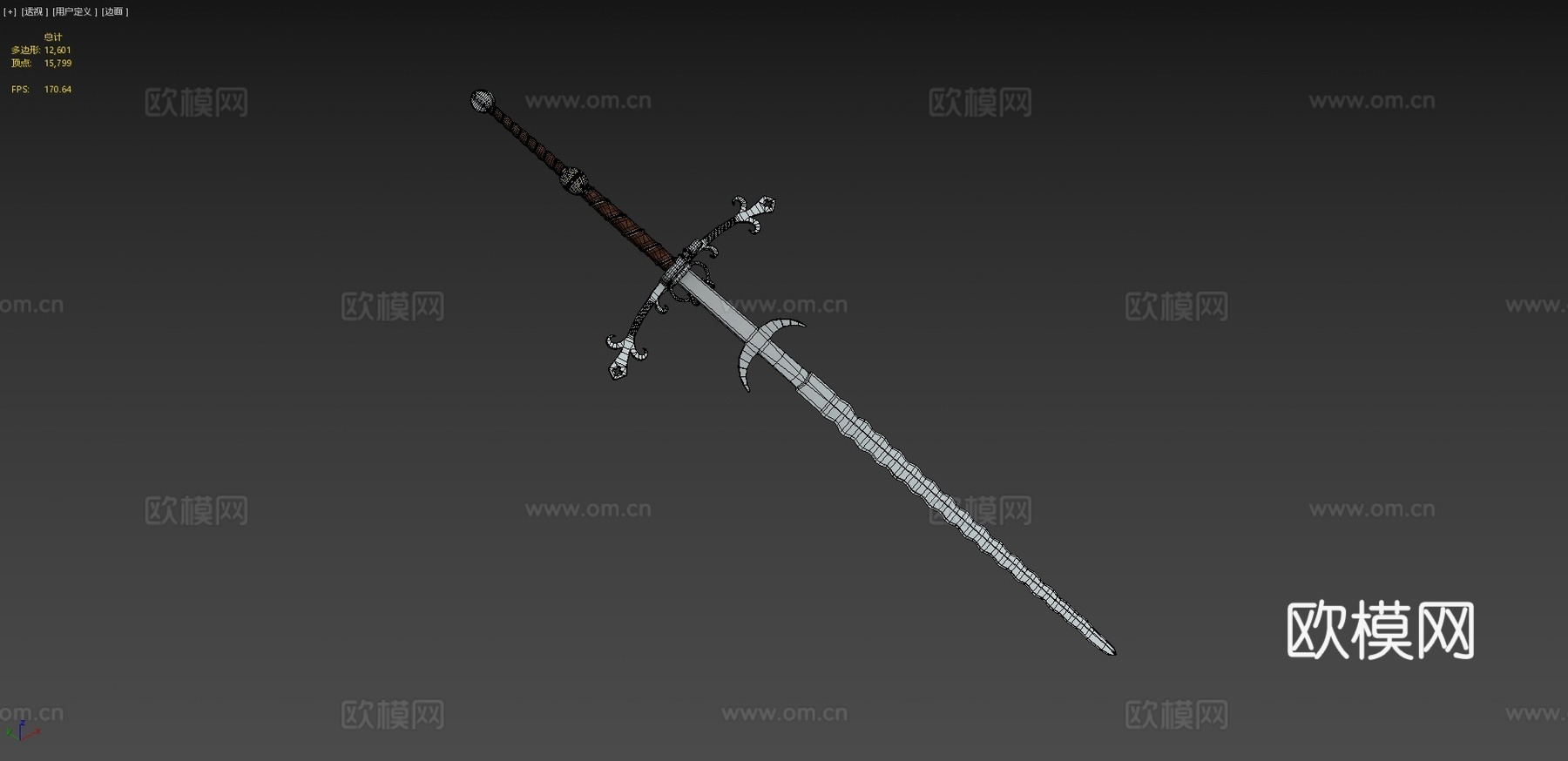 双手剑su模型