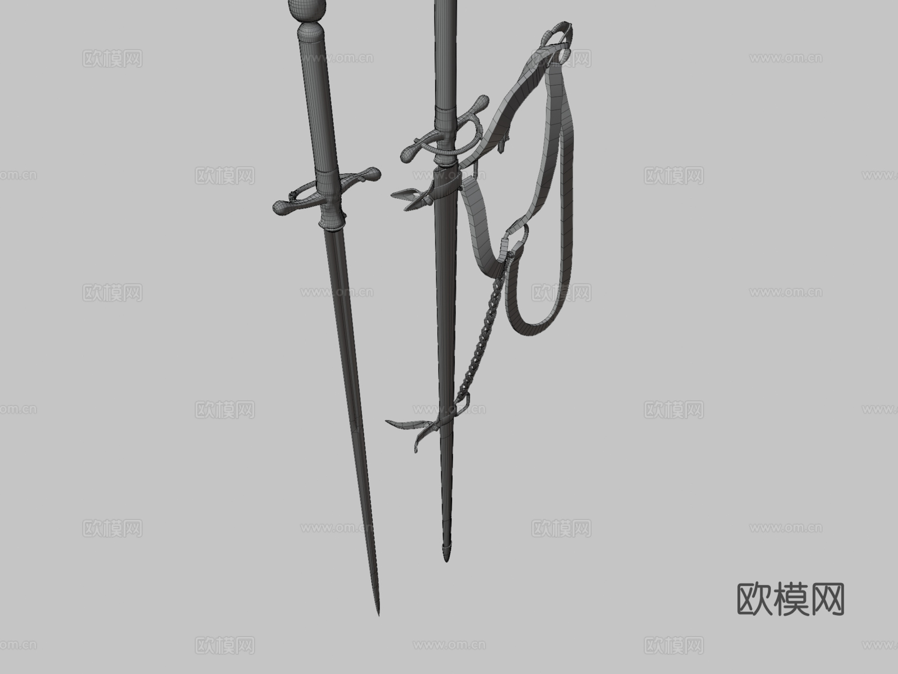 艾莉亚·史塔克的=缝衣针=3d模型