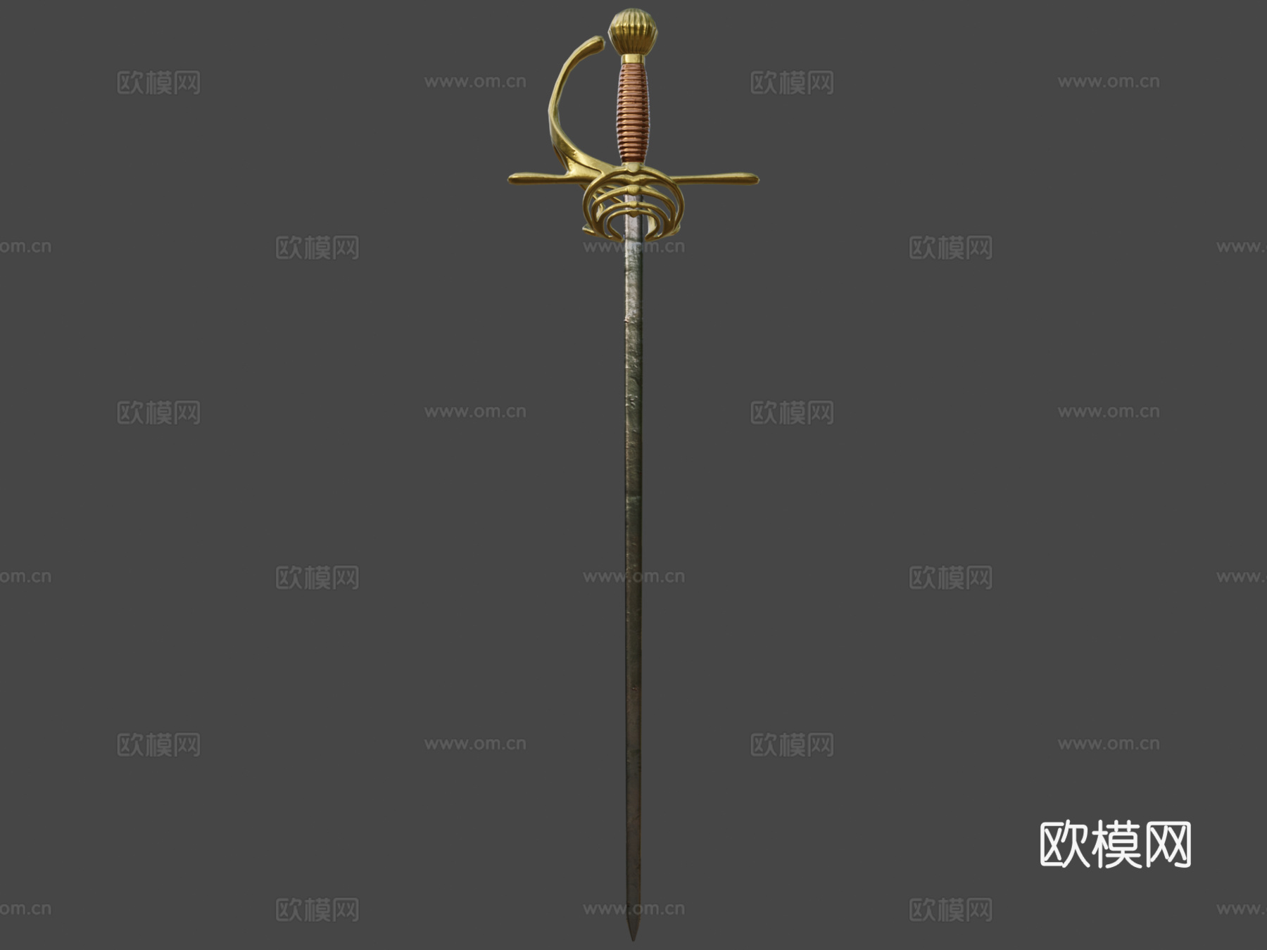 刺剑3d模型