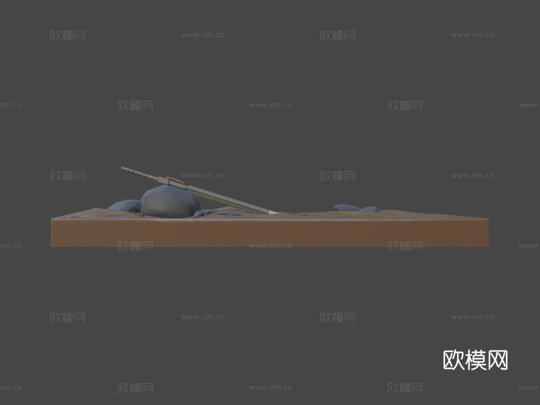 科幻剑3d模型
