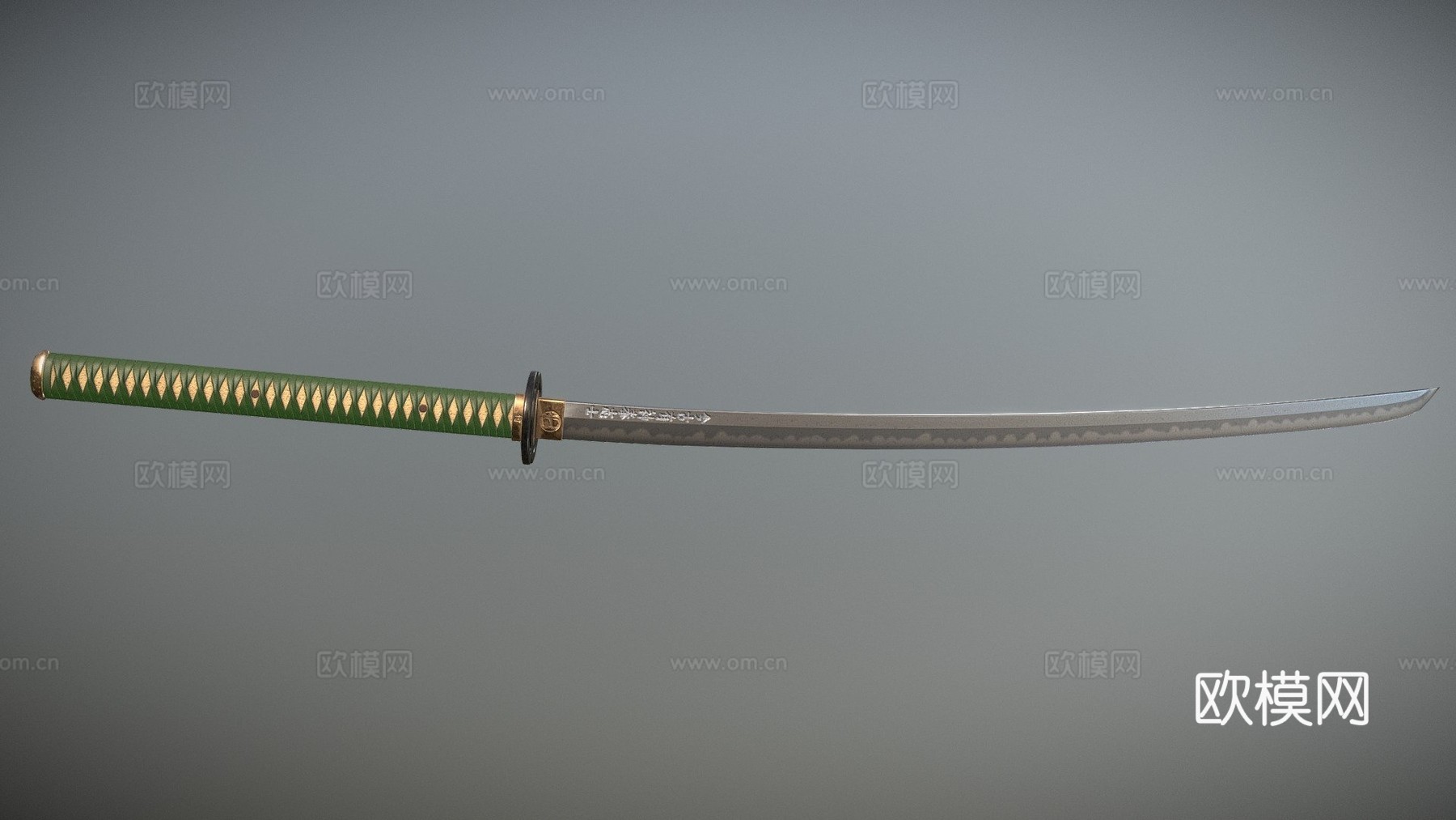龙武士刀3d模型