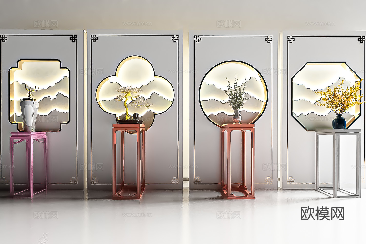 盆景盆栽3d模型