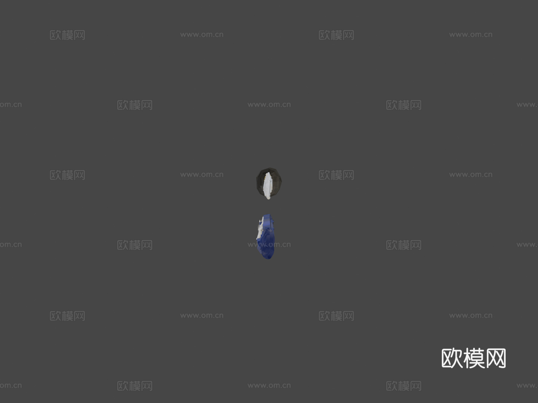 武士刀-羽毛笔3d模型