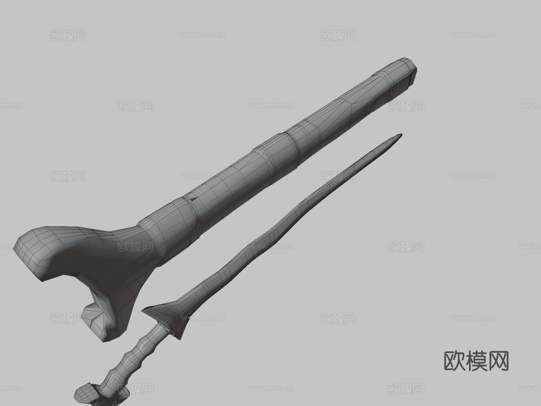 波浪刃3d模型
