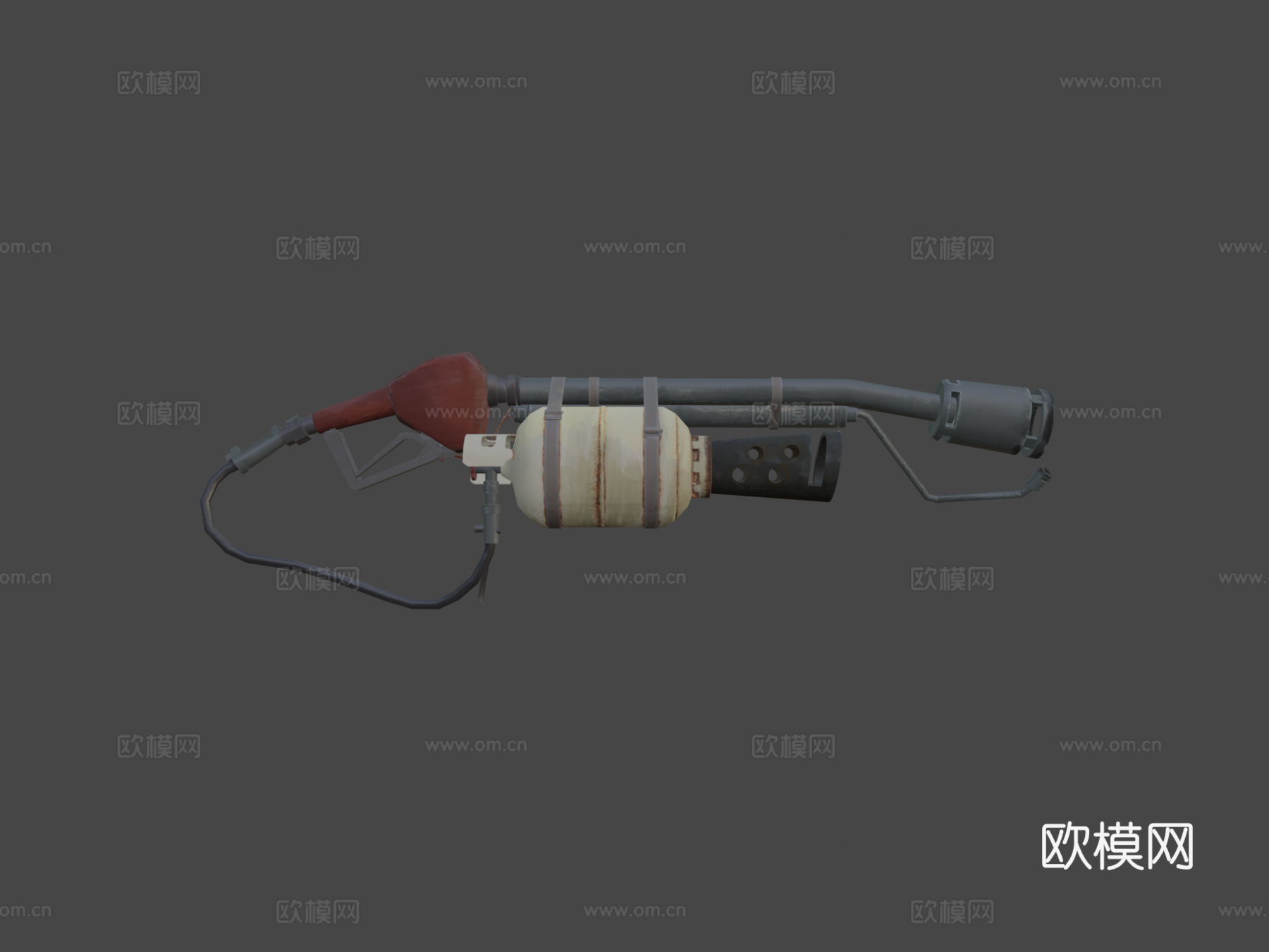 松散TF2火焰喷射器重制3d模型