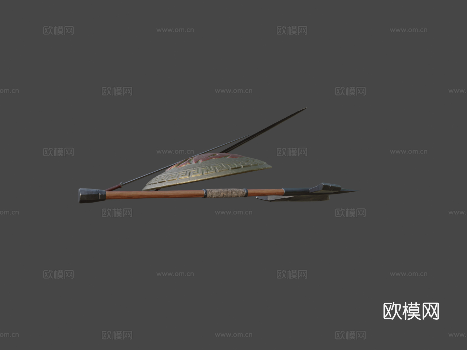 幻想盾牌与武器第二卷3d模型