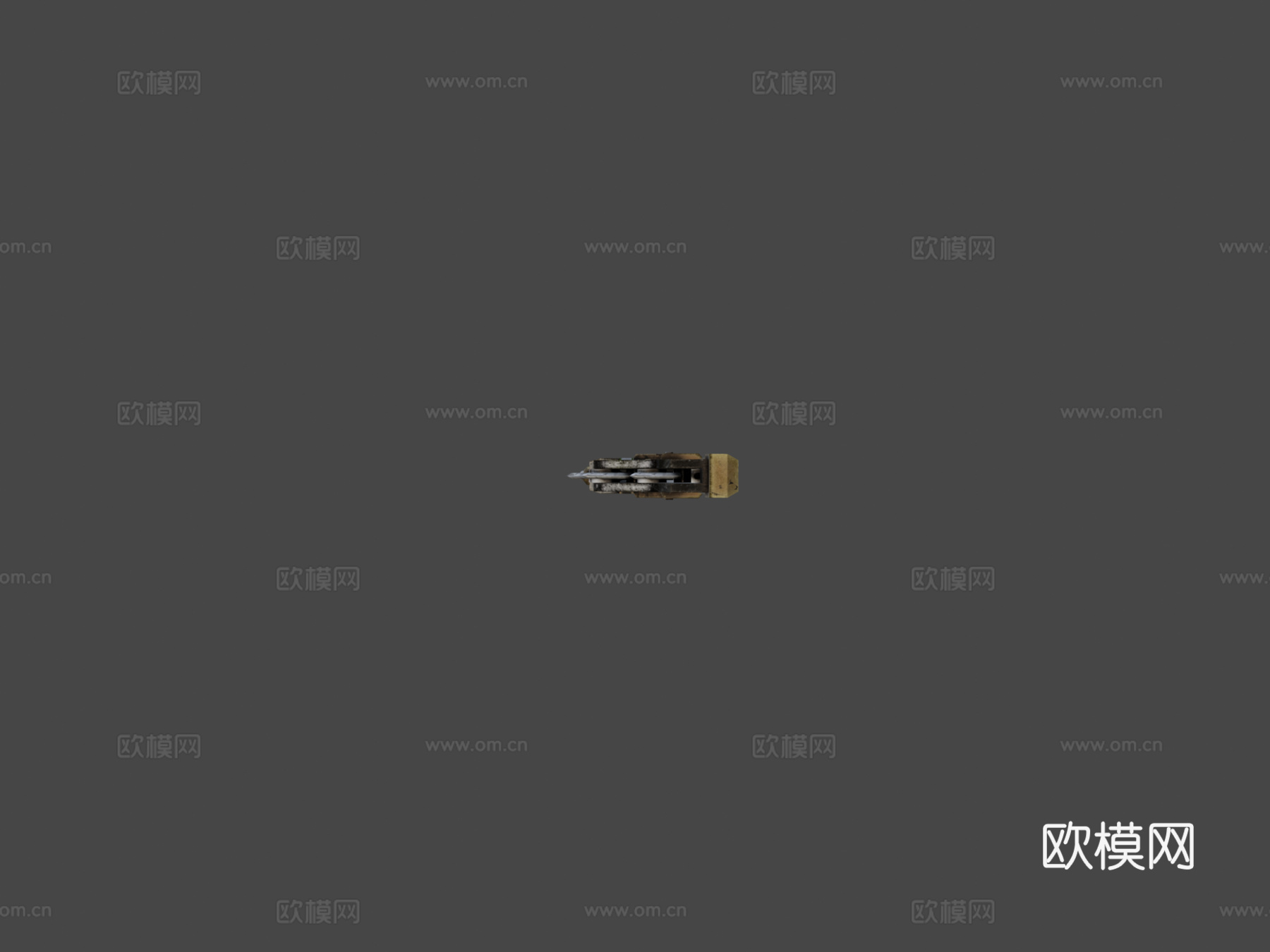 黑色圣堂链锯剑3d模型