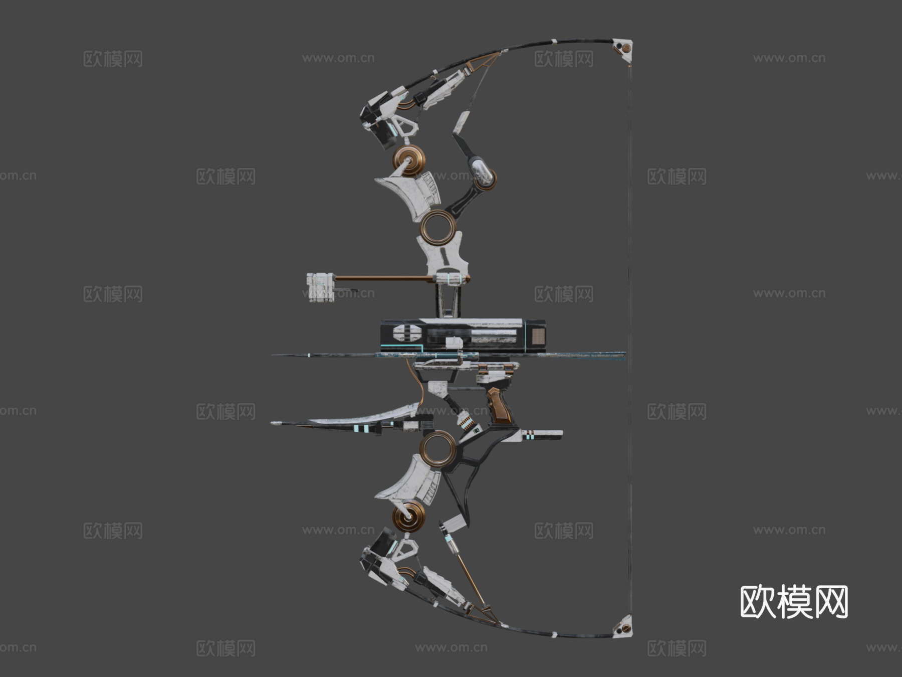 科幻弓3d模型