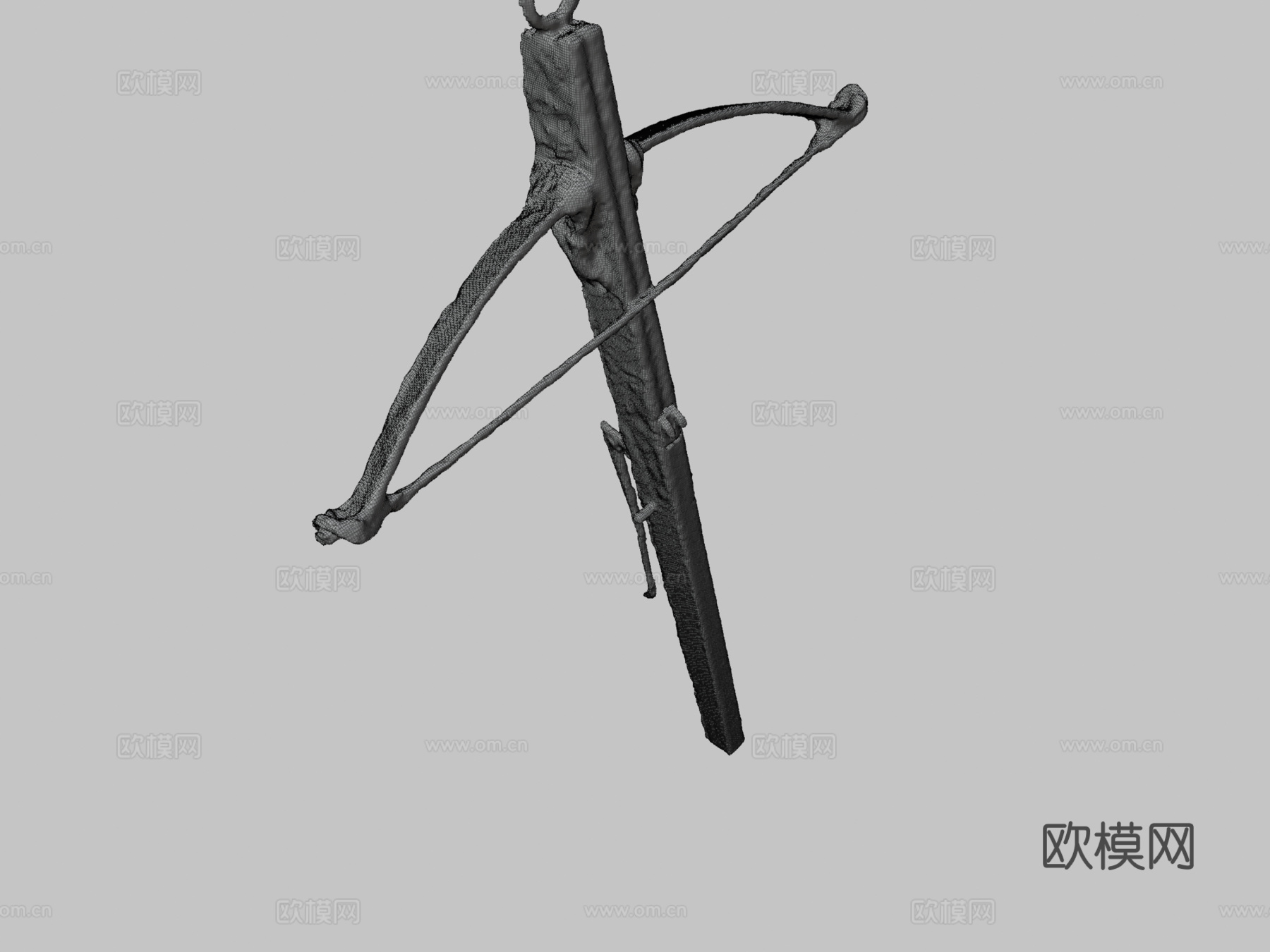 弩3d模型