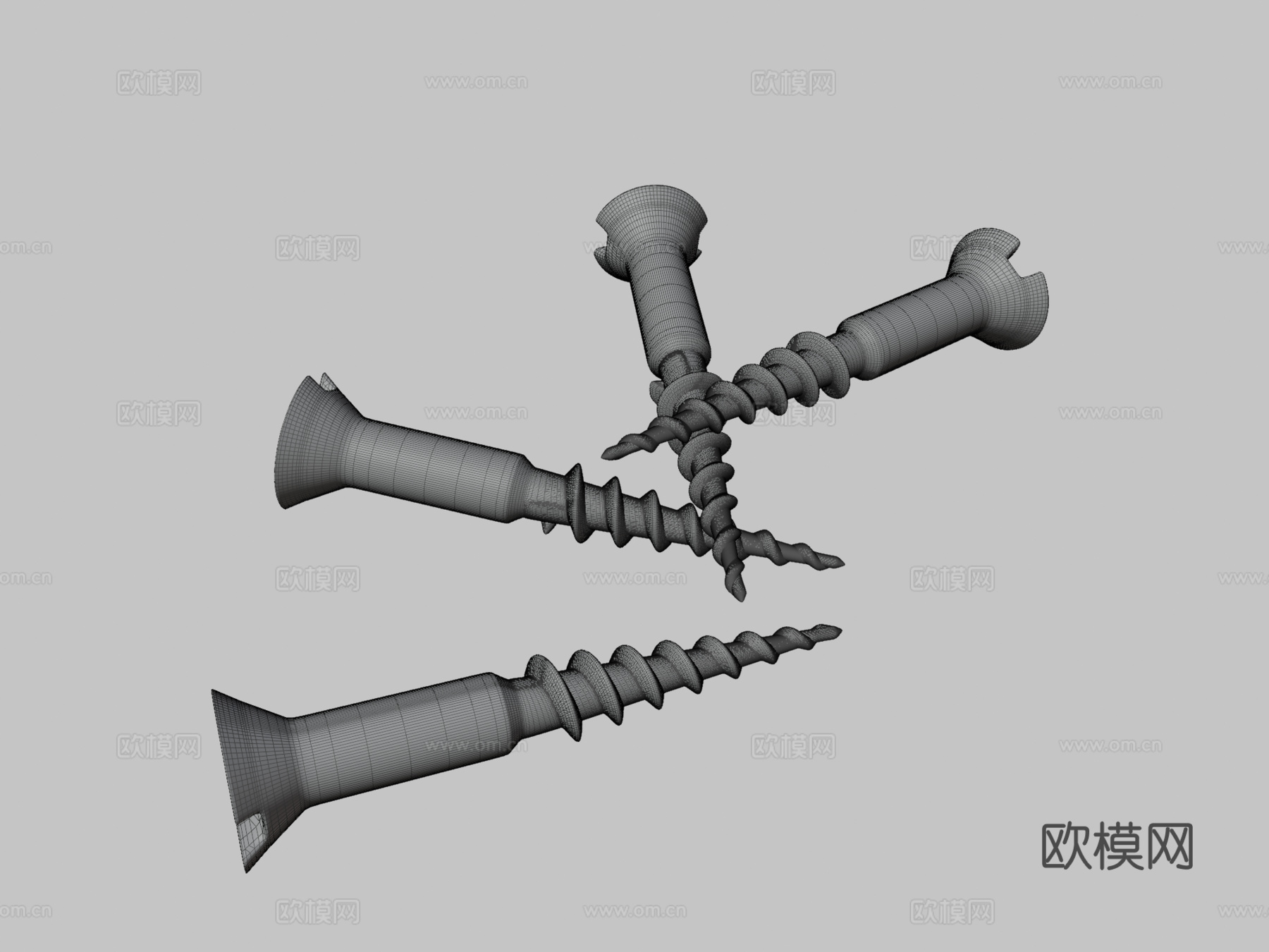 螺丝3d模型-Pic-3