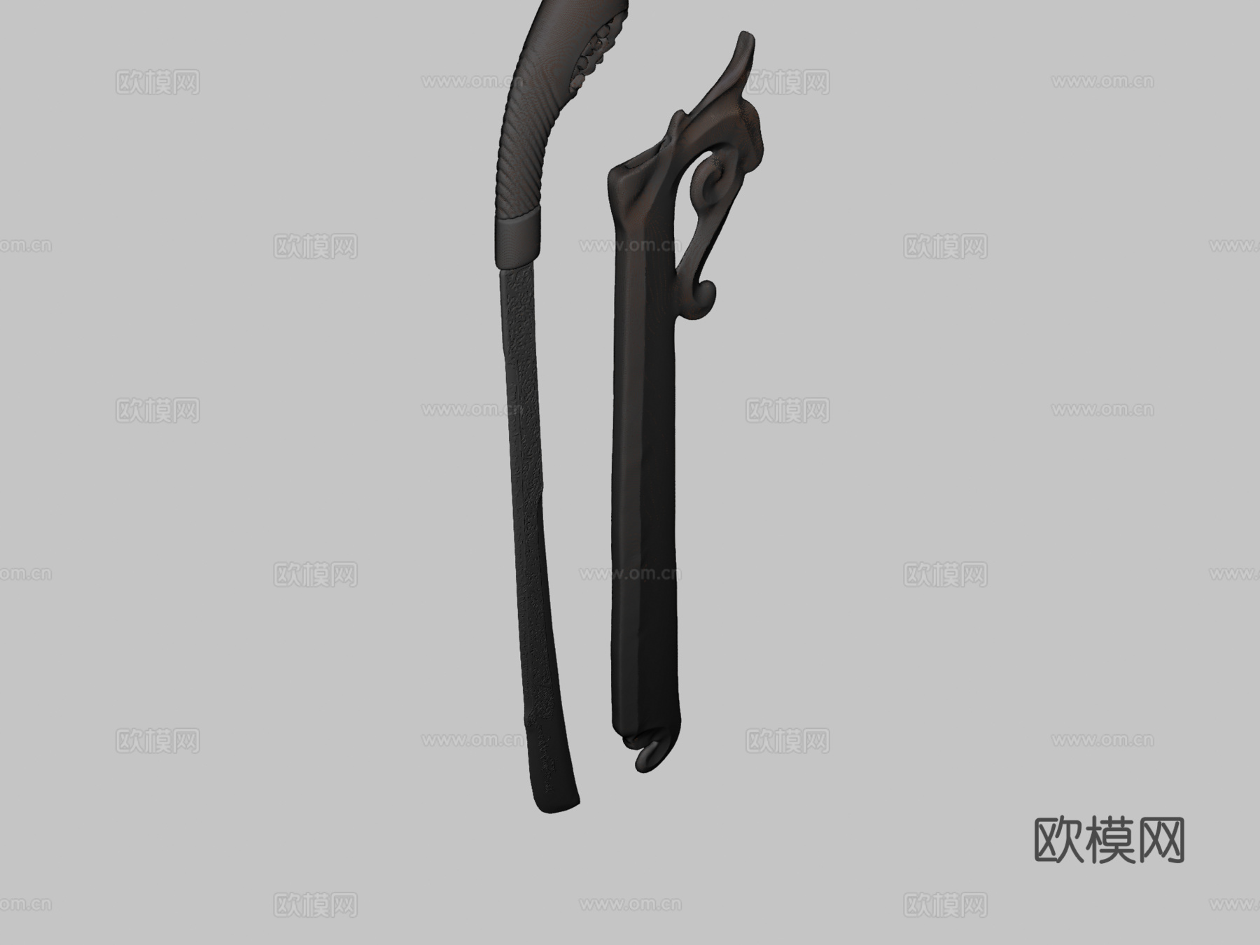 鲁杜斯或库江3d模型