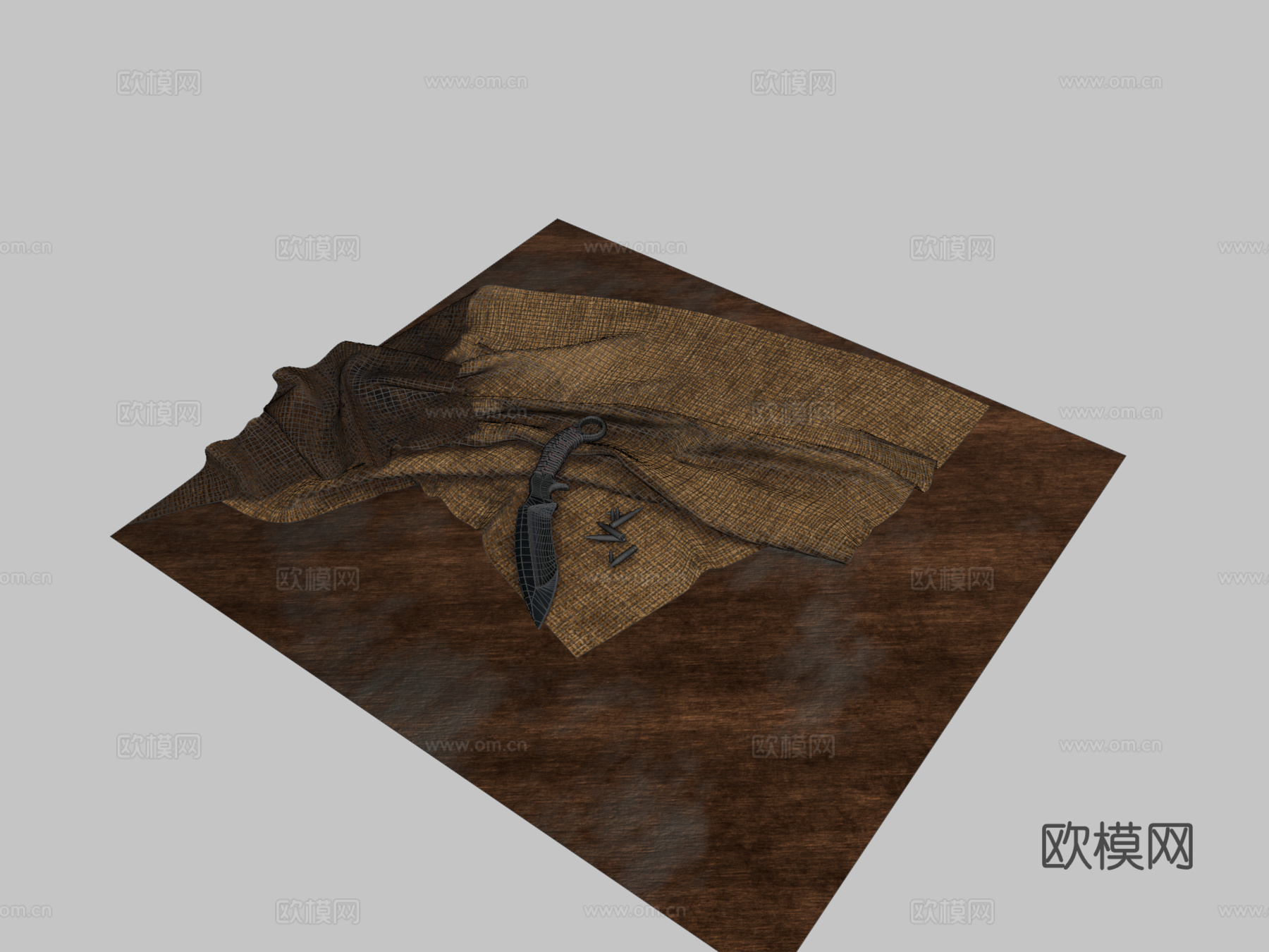 博卡刀[制作中]3d模型