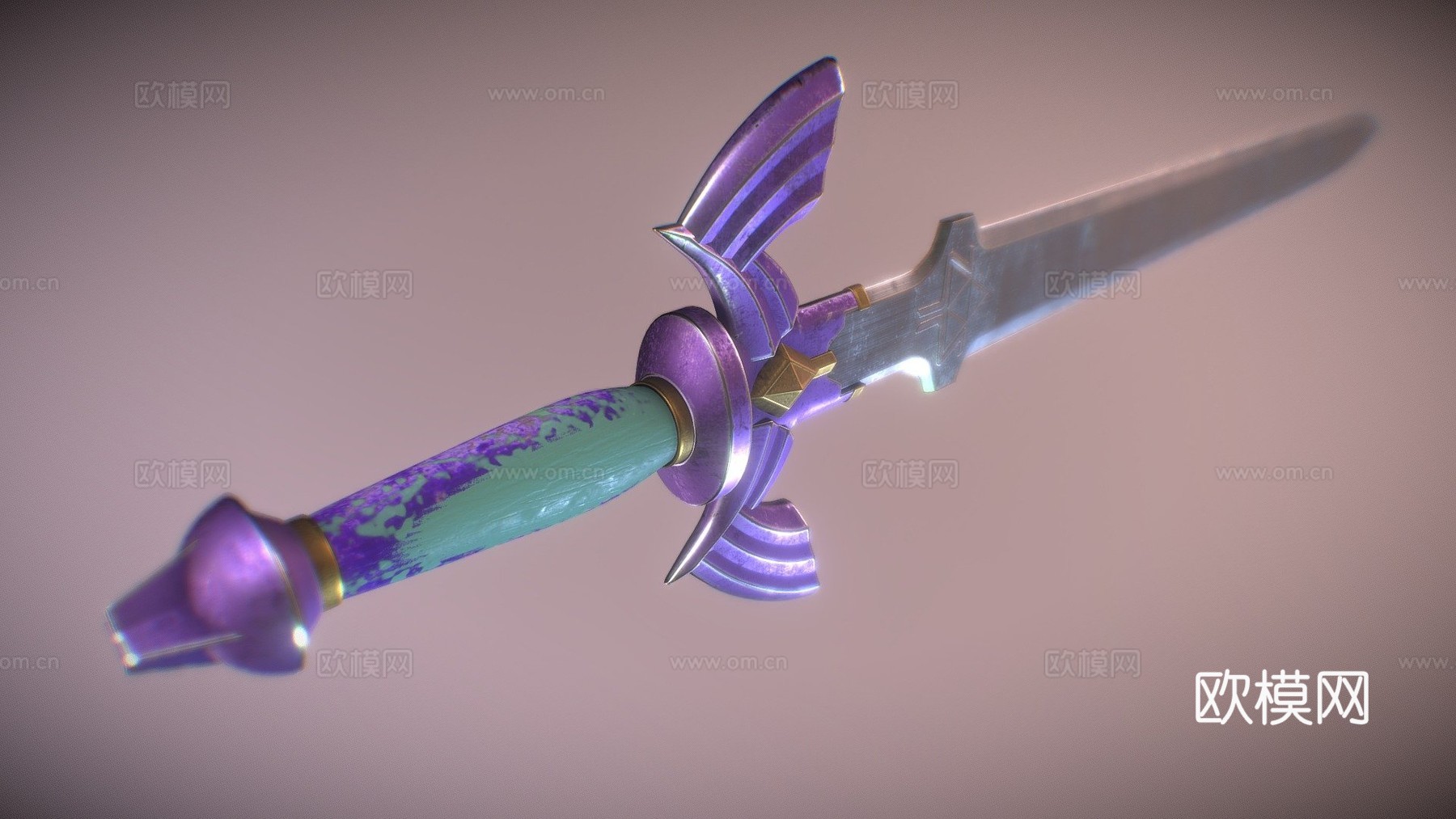 塞尔达传说大师剑3d模型