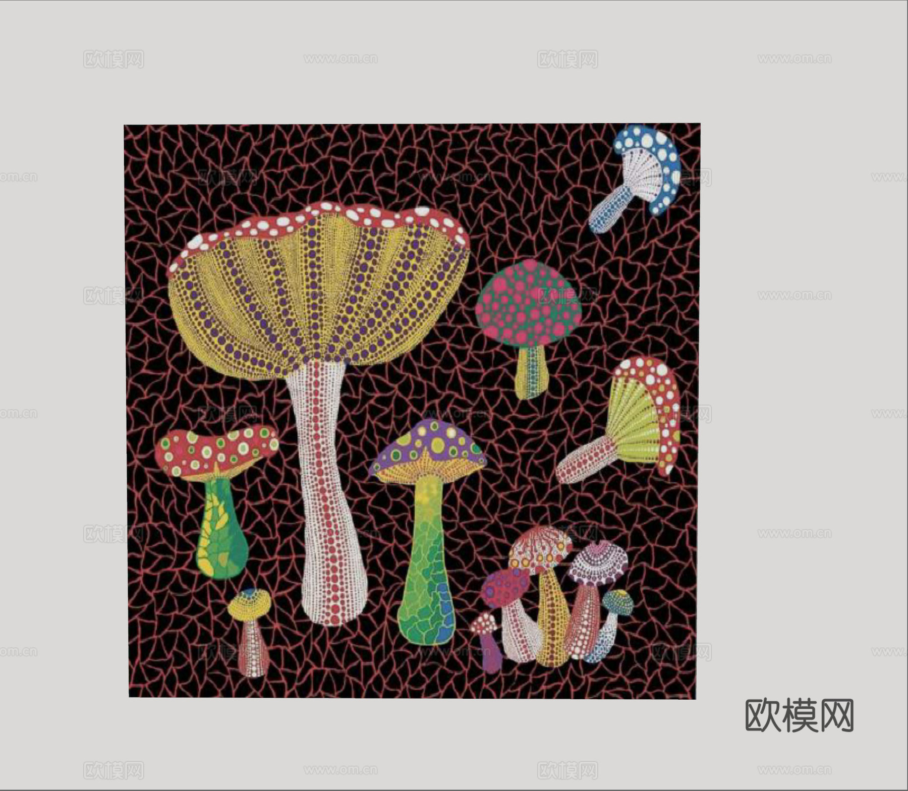 现代极简挂画 侘寂中古风挂画 奶油风装饰画 意式挂画 黑白灰su模型