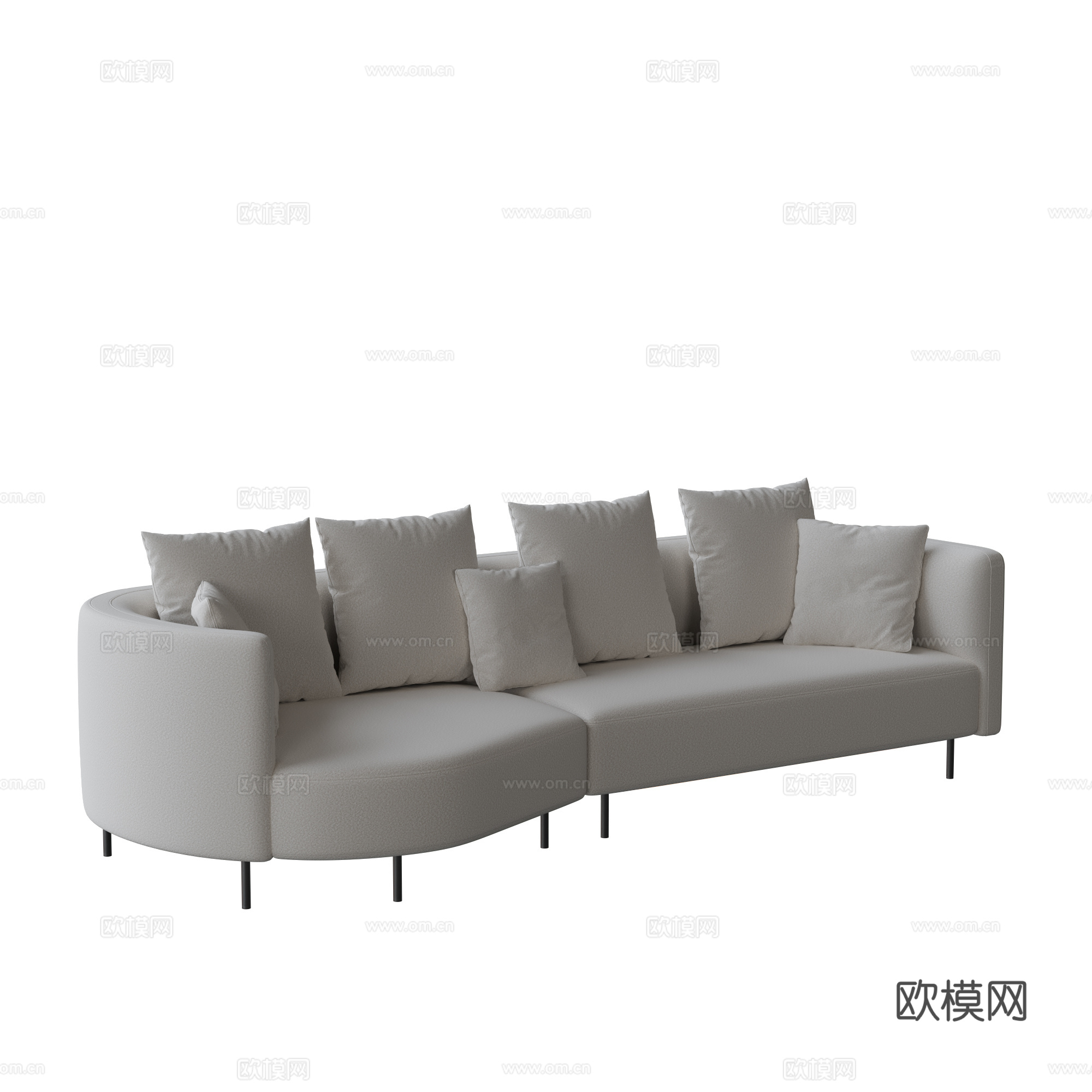 异型沙发3d模型