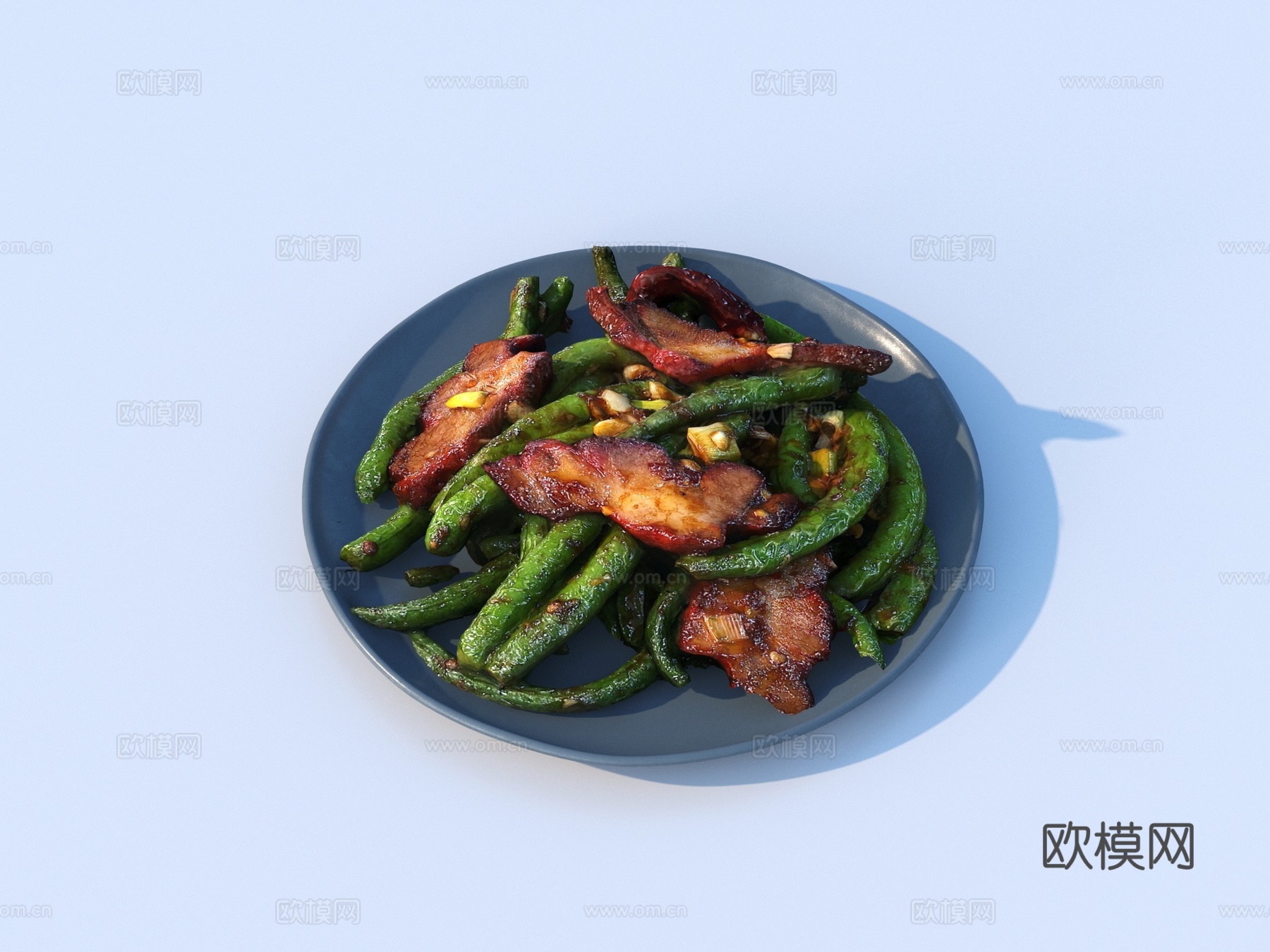 食物 美食 炒菜 中餐3d模型
