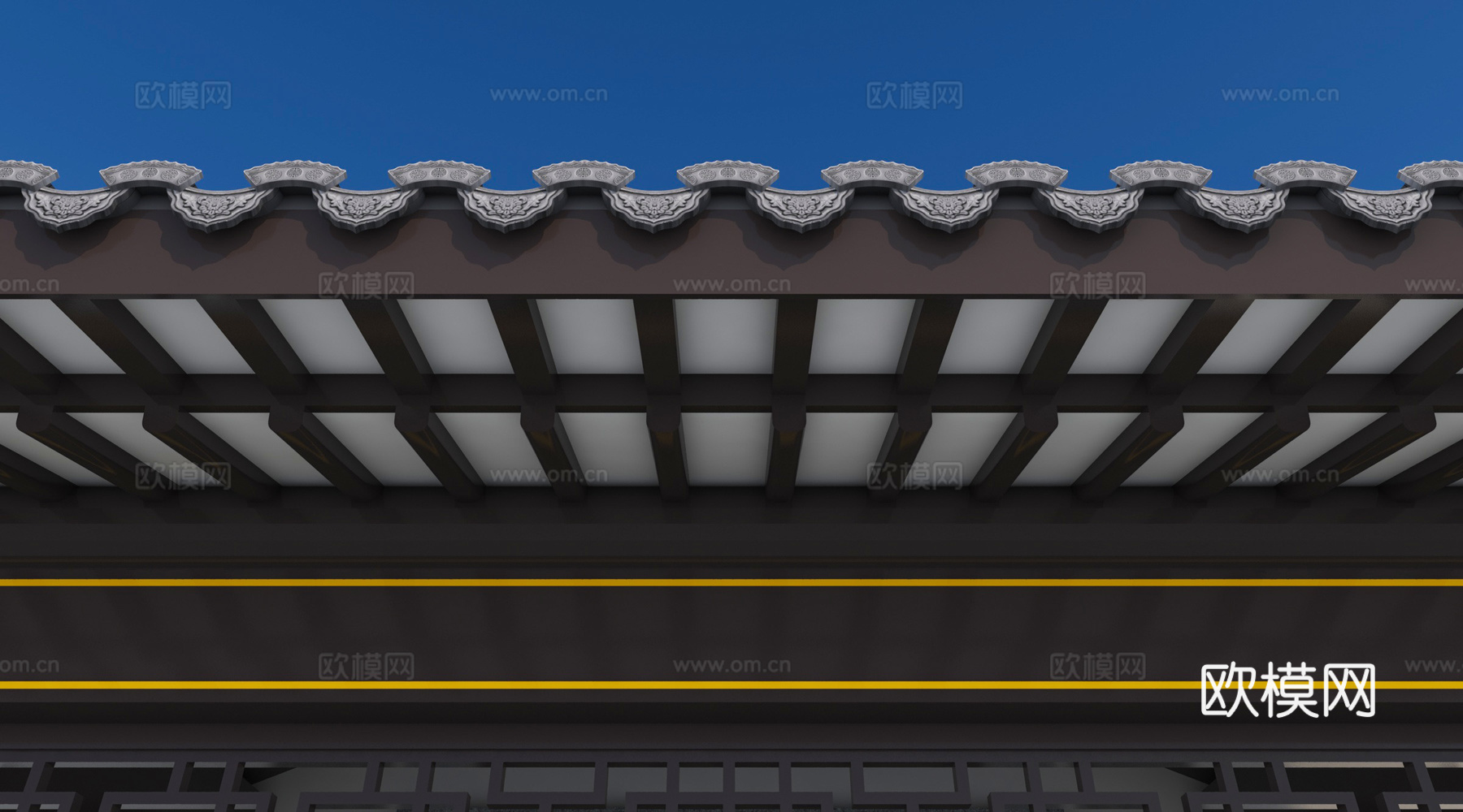 大门 别墅大门3d模型