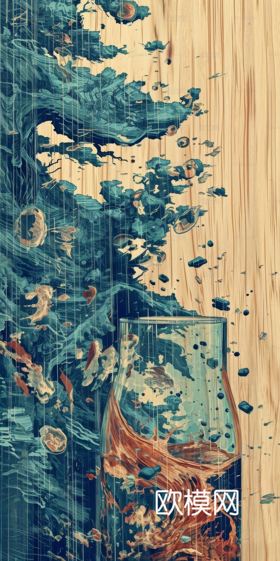 木制纹理木材下载（渲染图4）