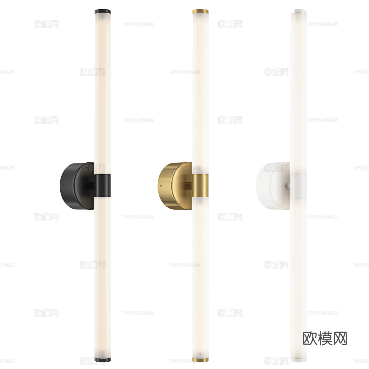 现代轻奢极简壁灯3d模型