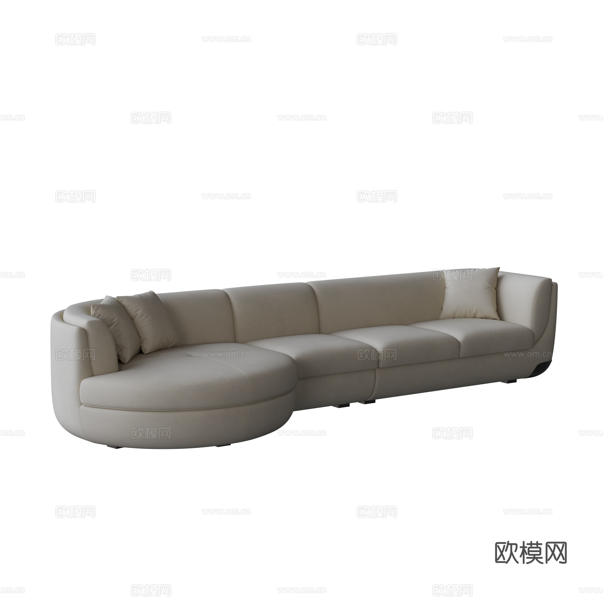 异型沙发3d模型下载