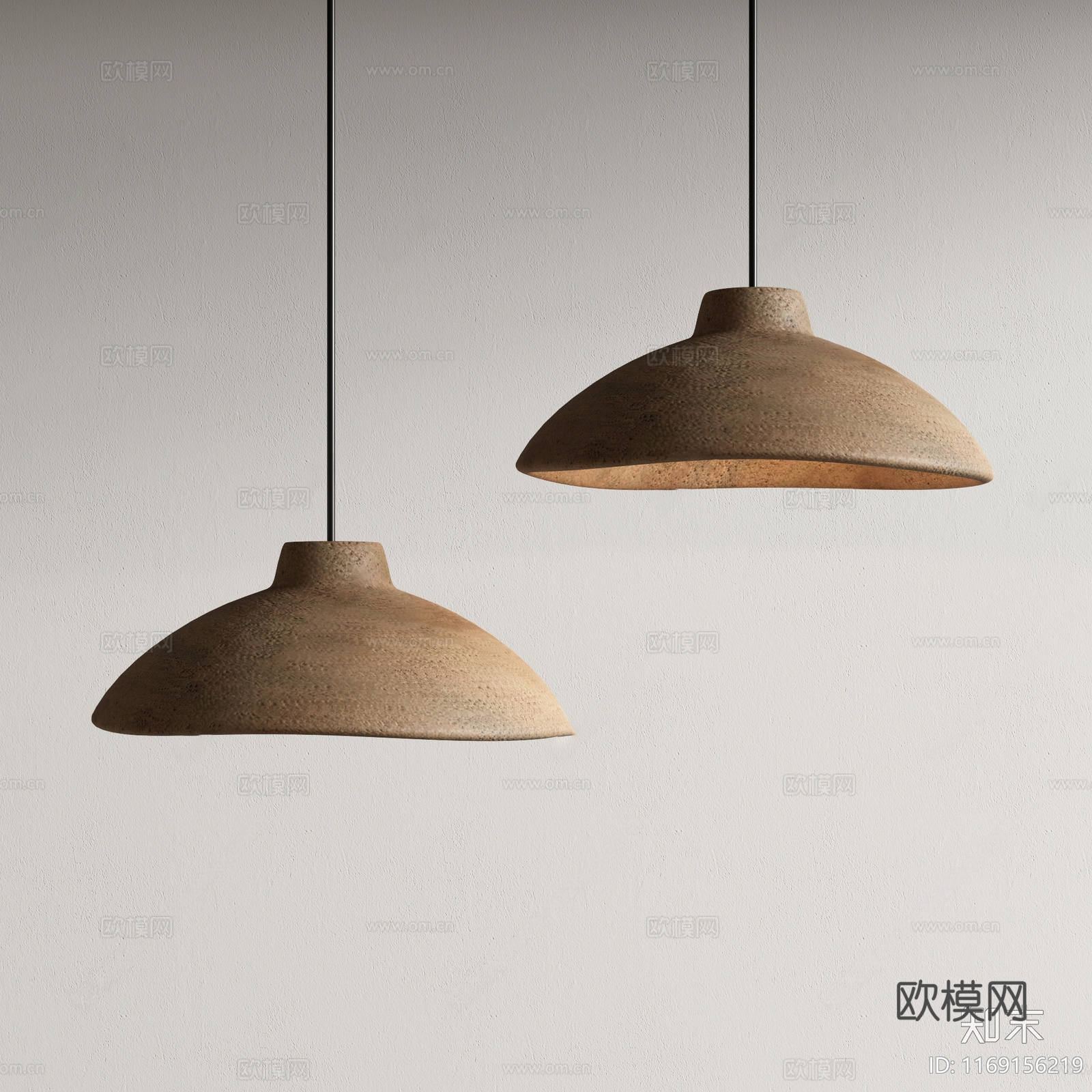 侘寂吊灯 陶土 陶土吊灯 单头吊灯 餐厅吊灯 床头吊灯 装饰3d模型3d模型