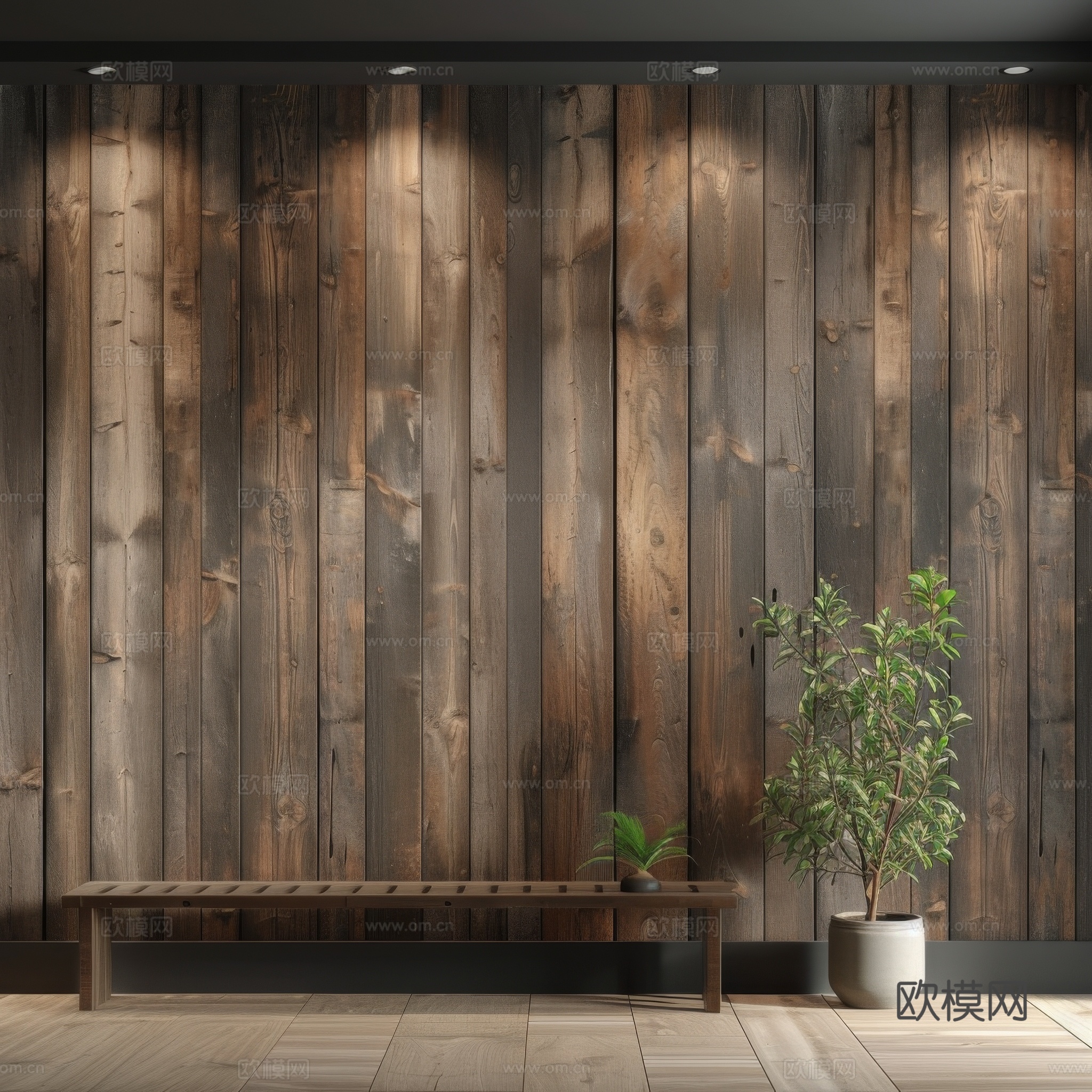 木制纹理木材下载（渲染图2）