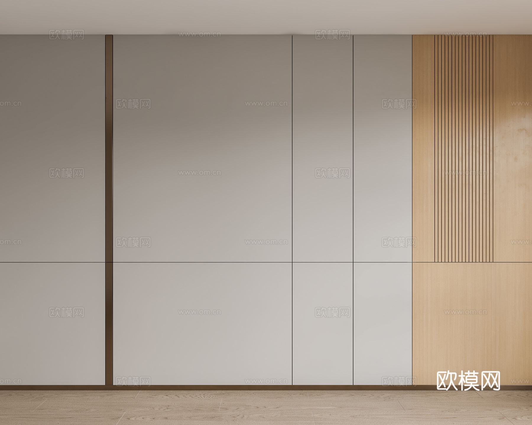 硬包 护墙板 背景墙 墙饰板 布料 墙布3d模型
