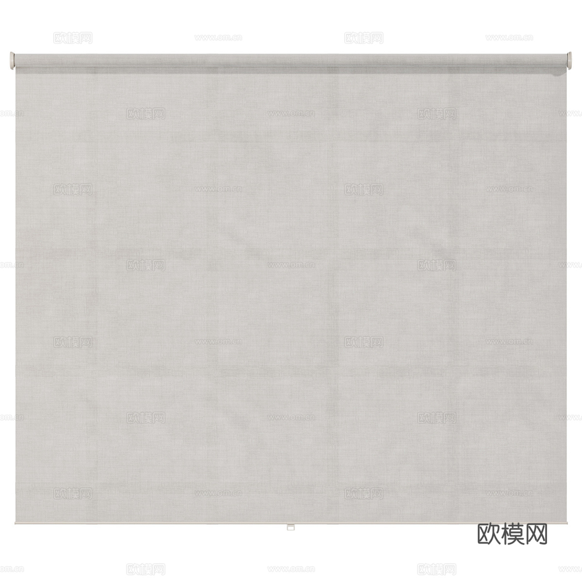 现代极简布艺卷帘3d模型