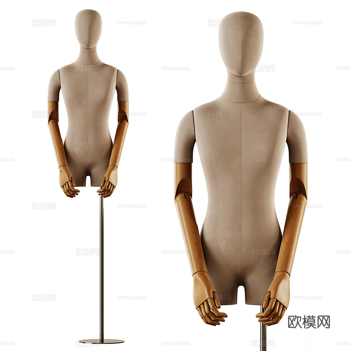 模特3d模型