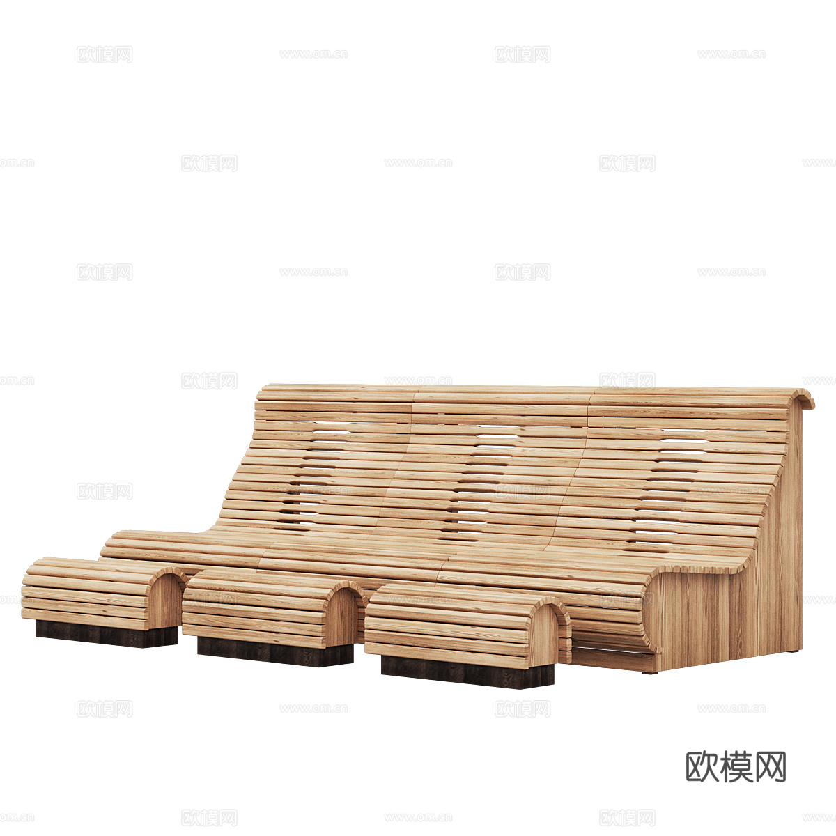 桑拿椅 躺椅3d模型