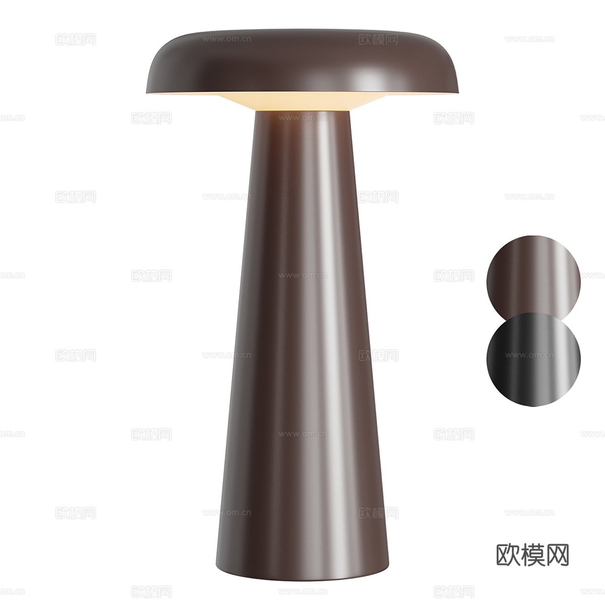 现代极简台灯3d模型