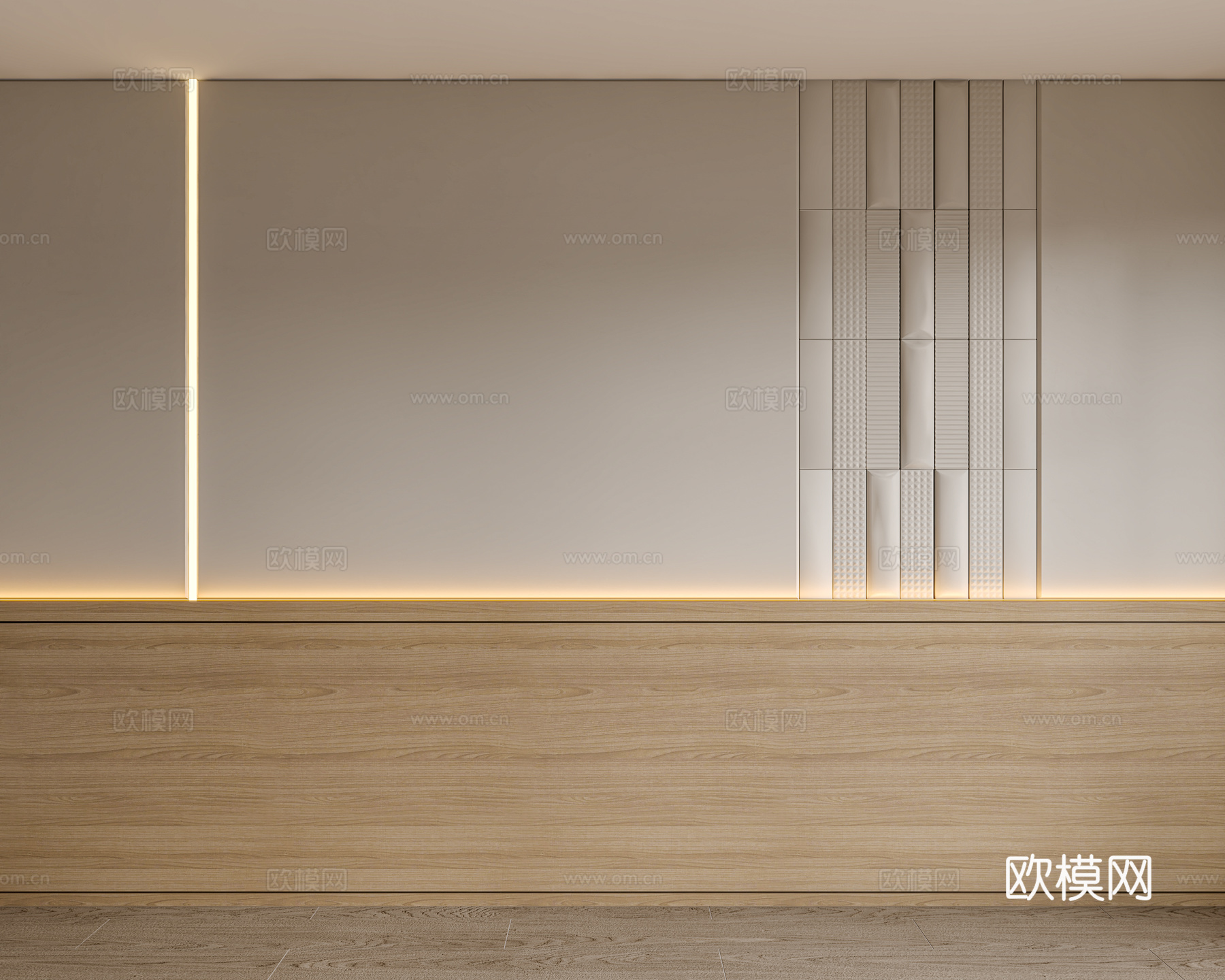 硬包 护墙板 背景墙 墙饰板 布料 墙布3d模型