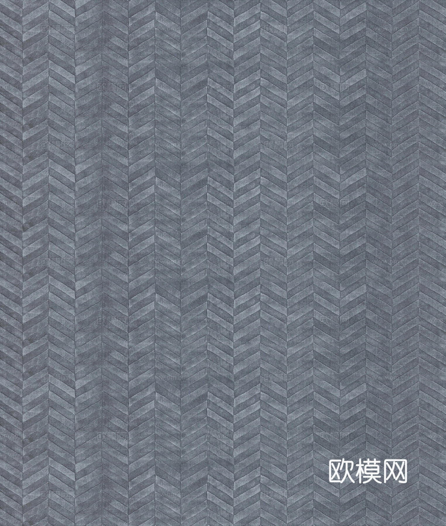 深灰色鱼骨花纹毛绒地毯贴图