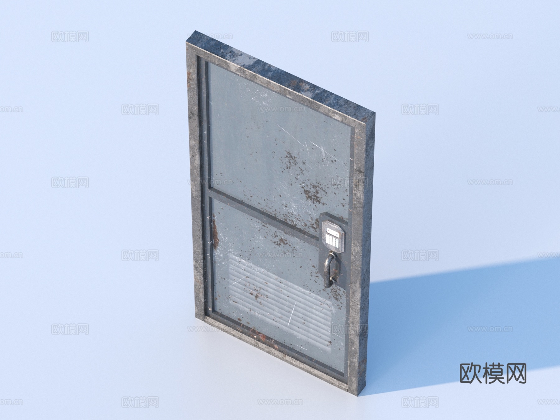 门 铁门 大门 房门3d模型