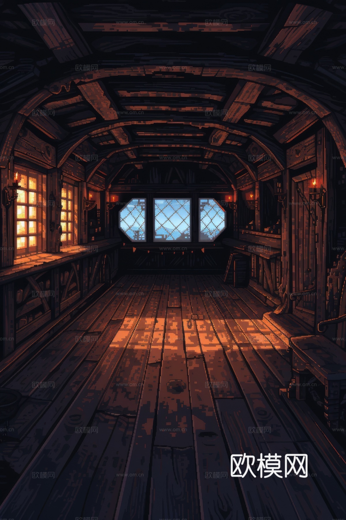 木制纹理木材下载（渲染图3）