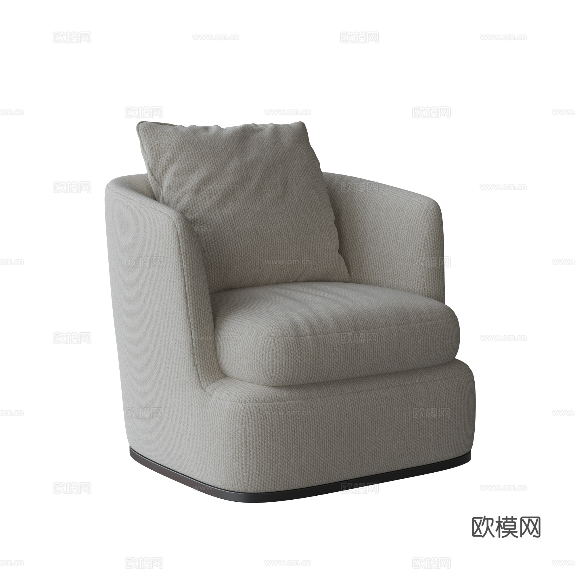 现代沙发3d模型下载