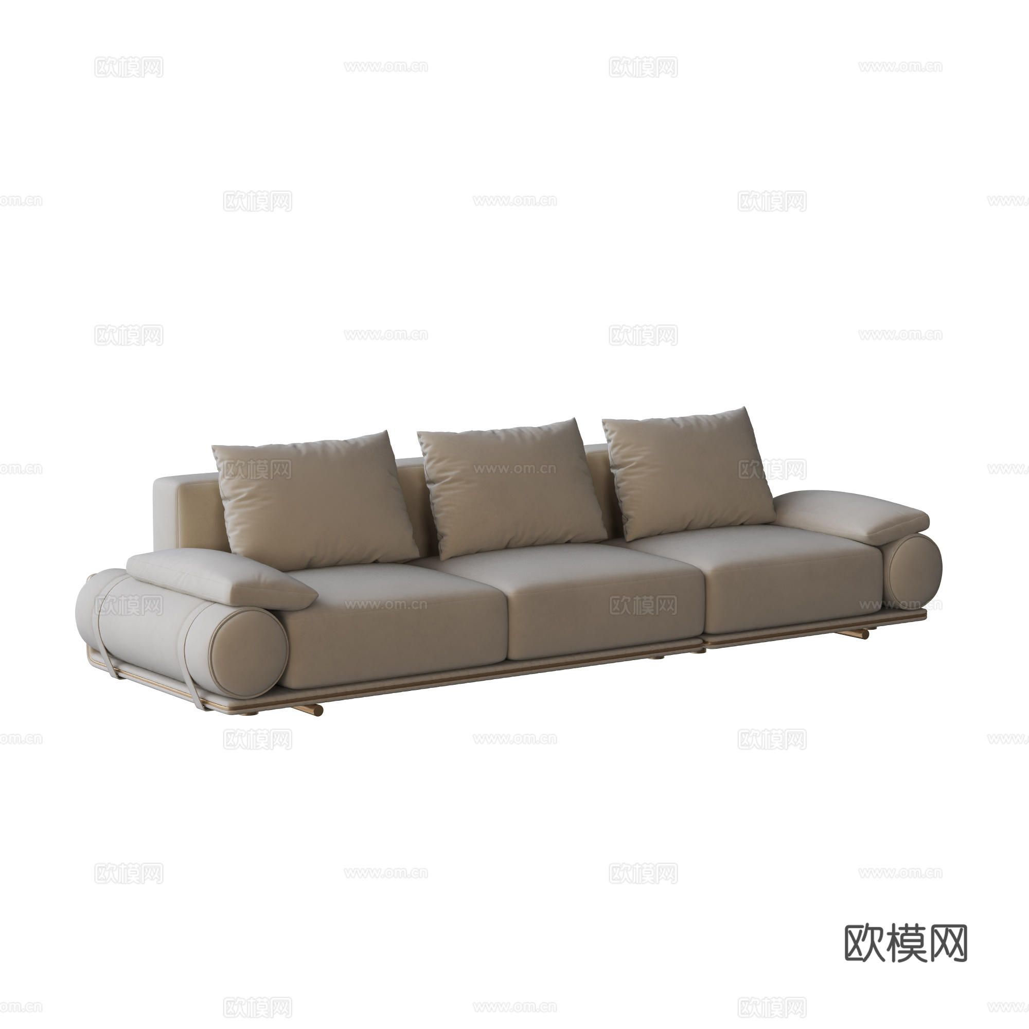 现代沙发3d模型下载