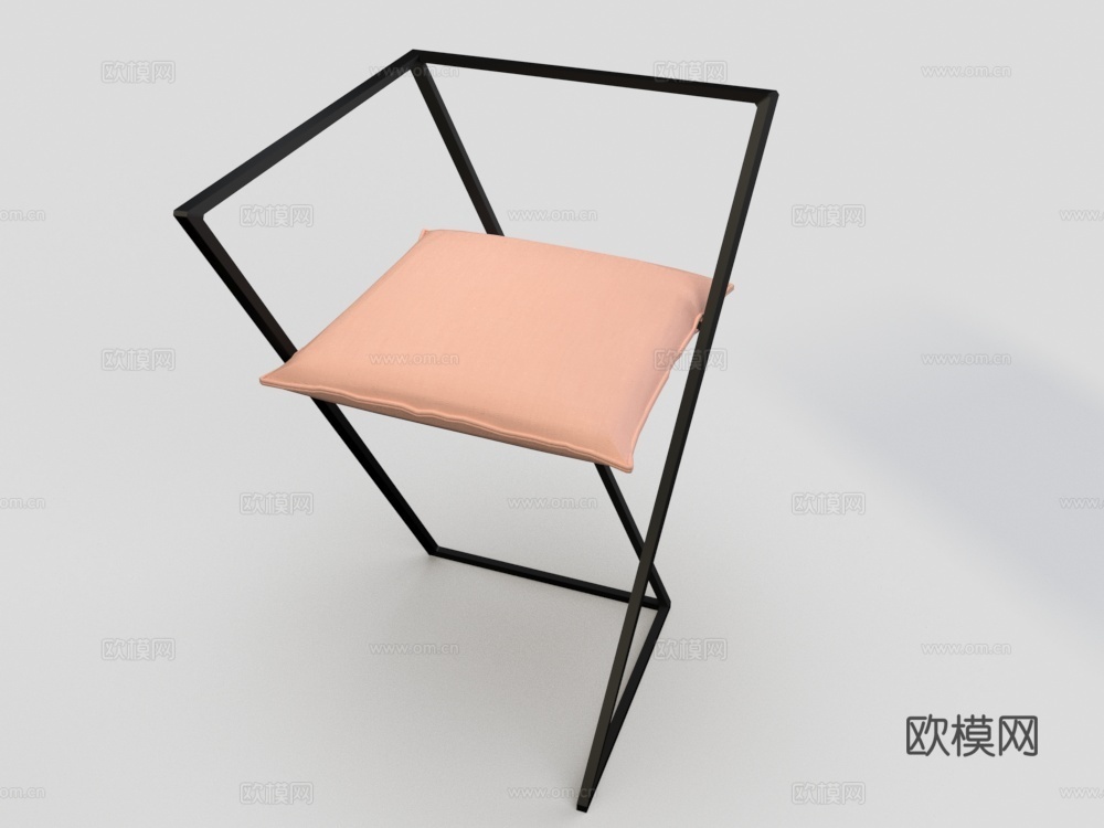不规则椅 休闲椅 吧椅3d模型