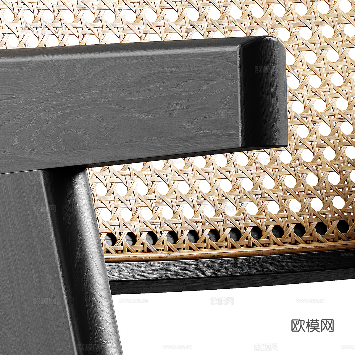 新中式侘寂餐椅3d模型