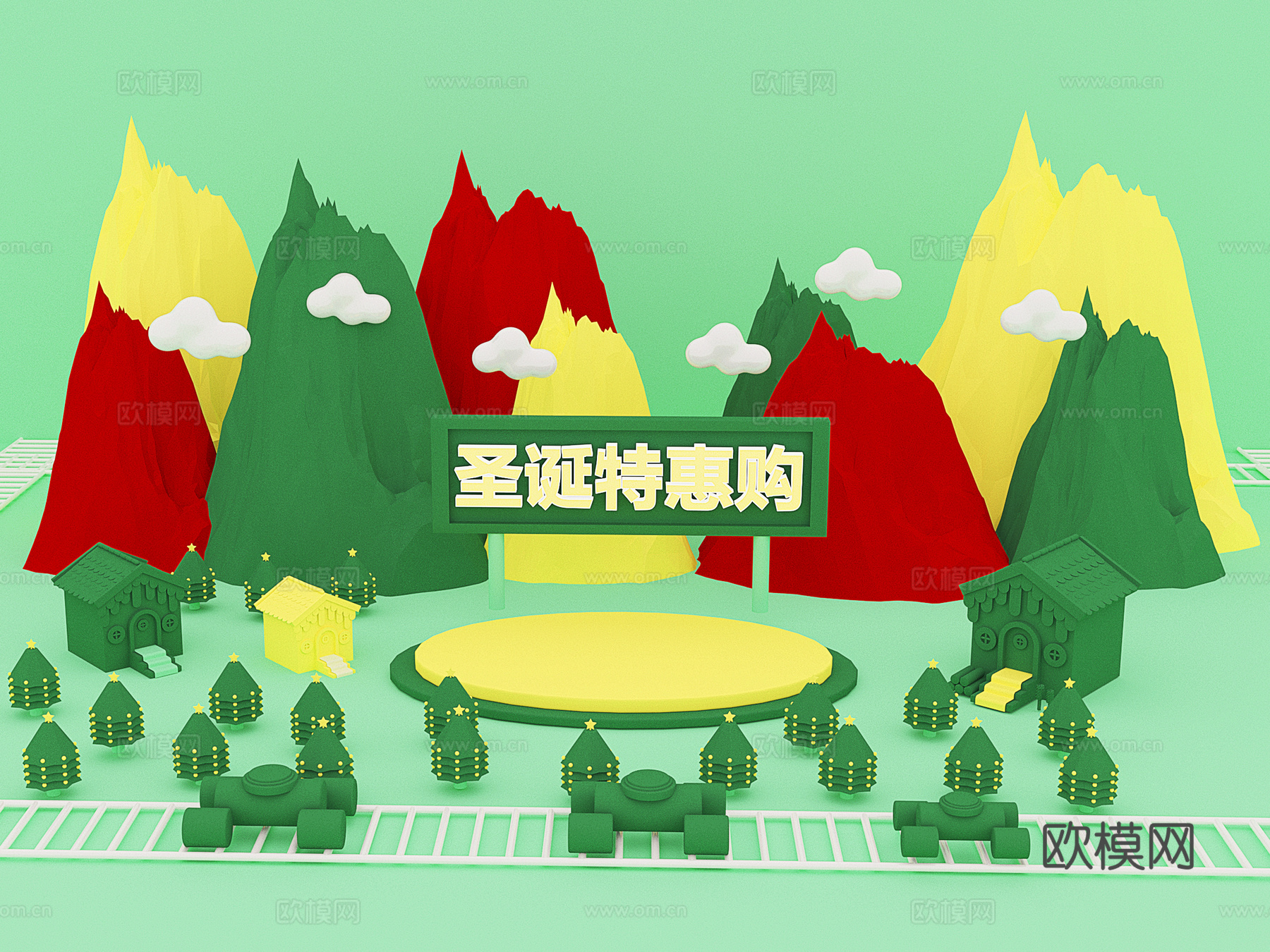 陈设 电商美陈3d模型
